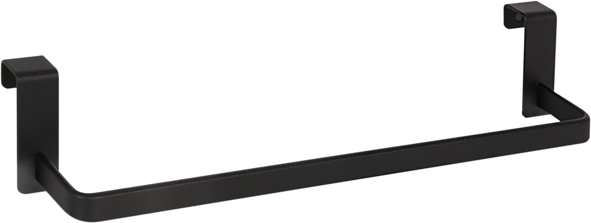 Toallero colgar negro mate 37x7 cm