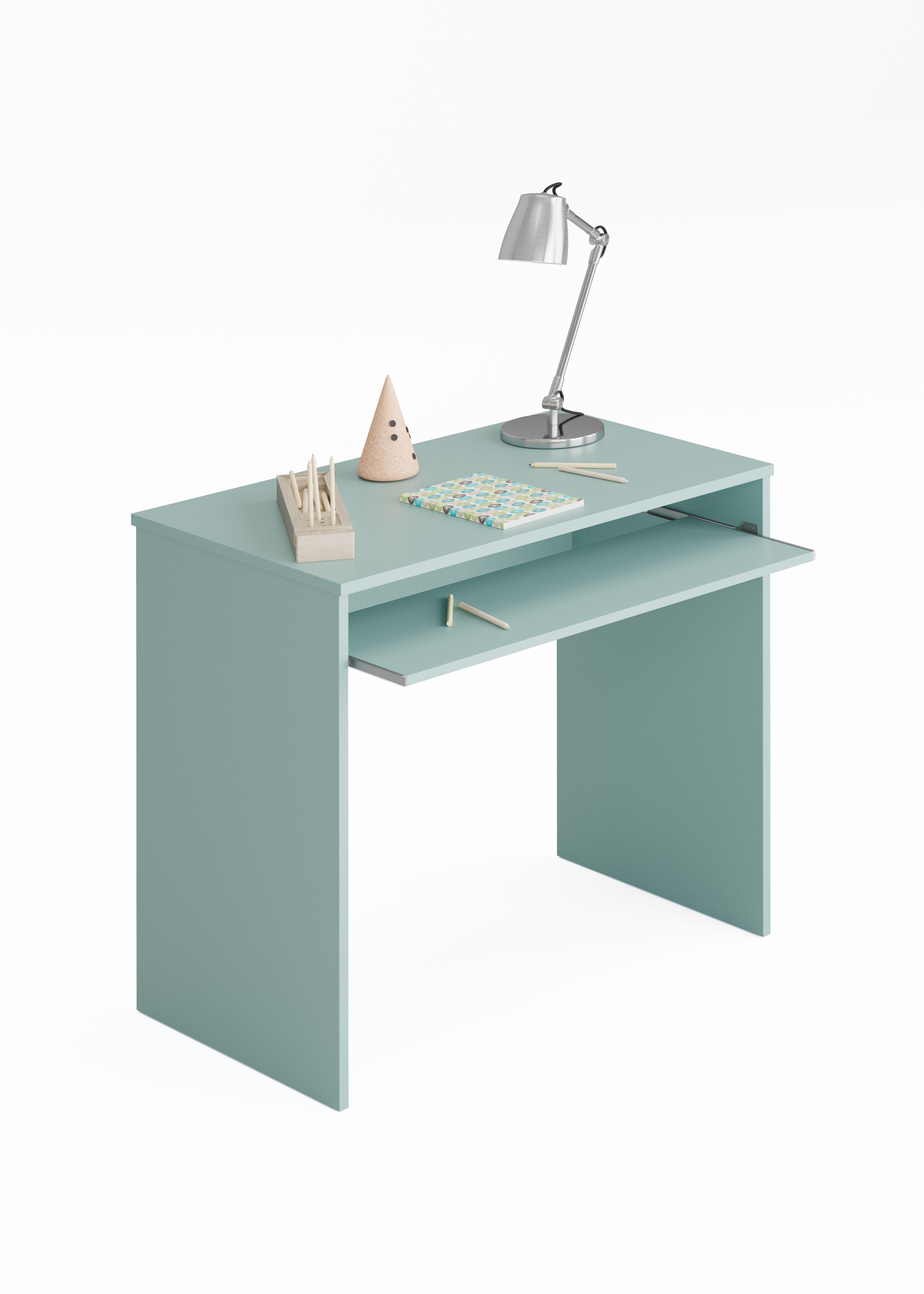 Mesa escritorio ijoy turquesa 90x54x79 cm