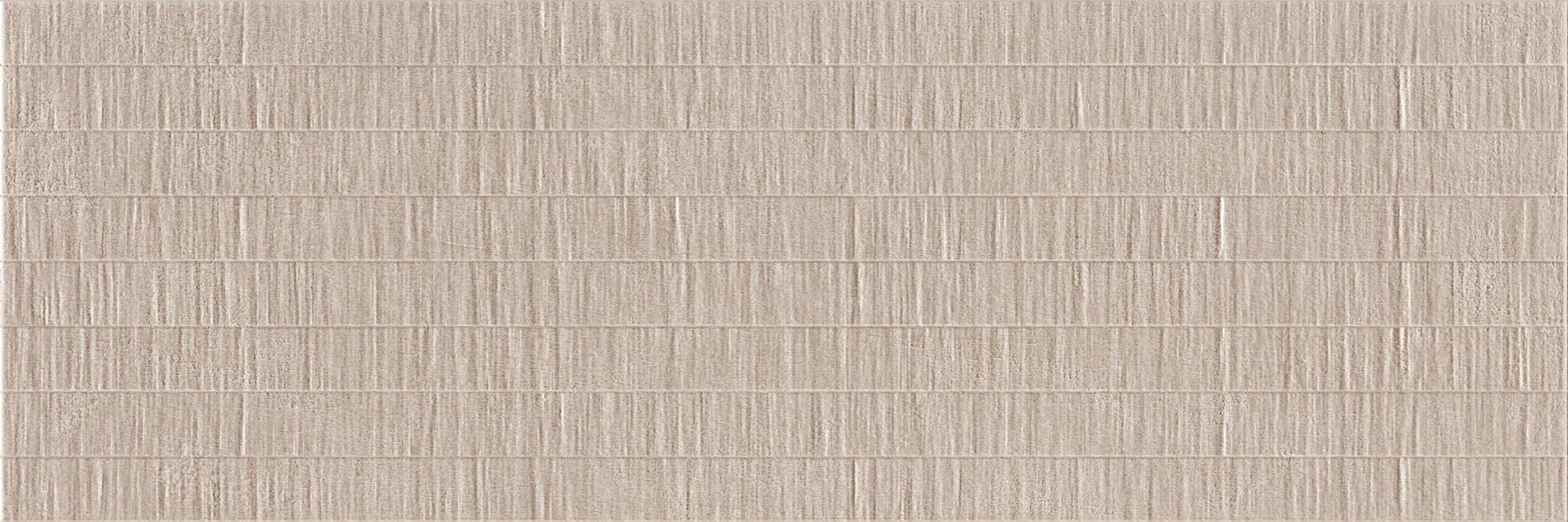 Azulejo cerámico Wave efecto relieve, piedra wood tortora 40x120 cm ...