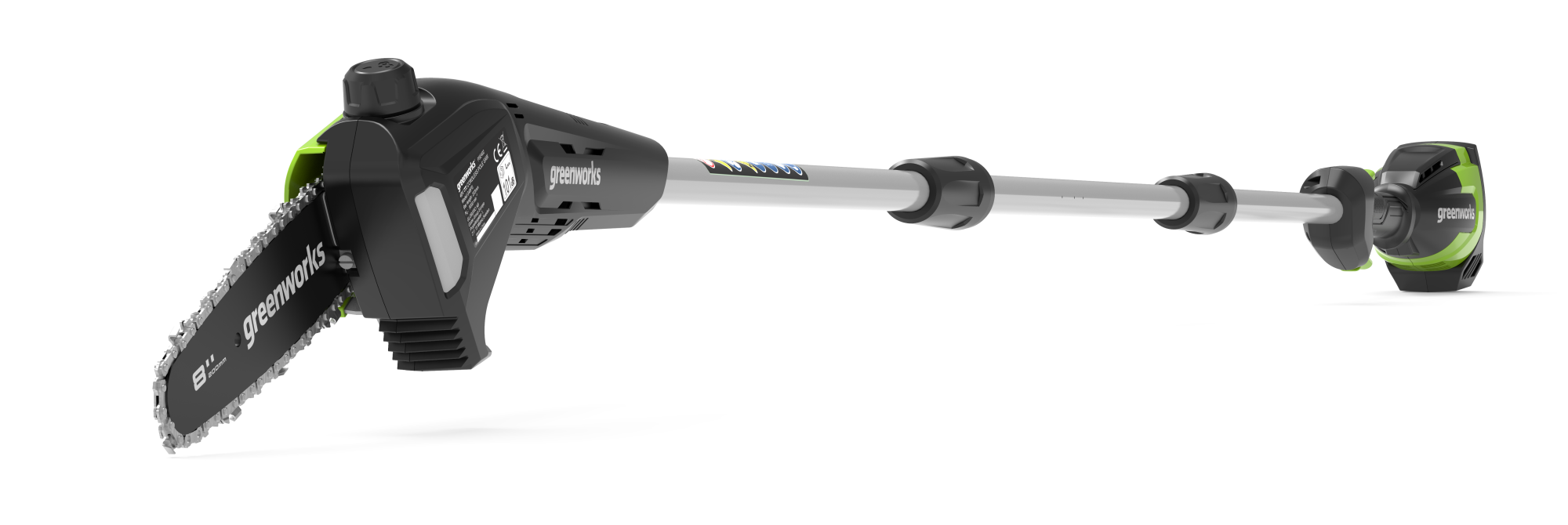 Motosierra pértiga de batería GREENWORKS G48PS 48V 22 cm longitud