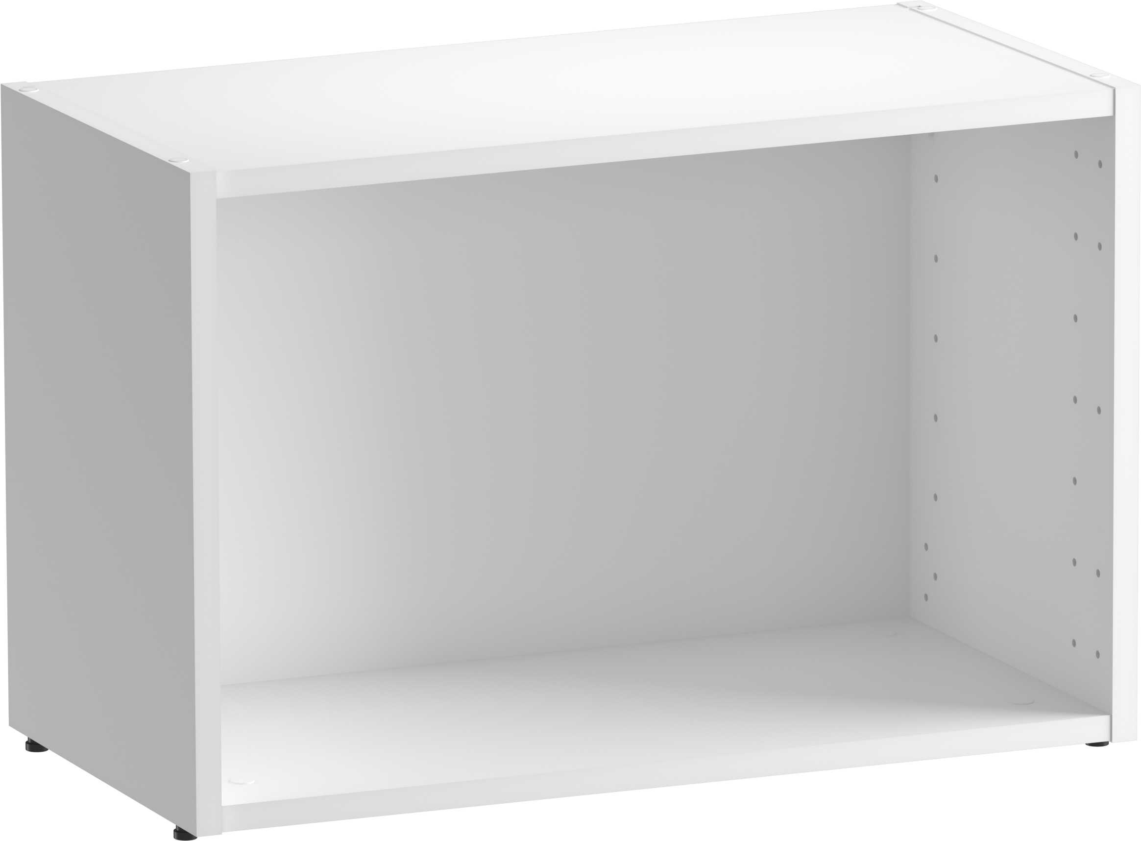 Librería estantería spaceo home blanco 60x40x30 cm