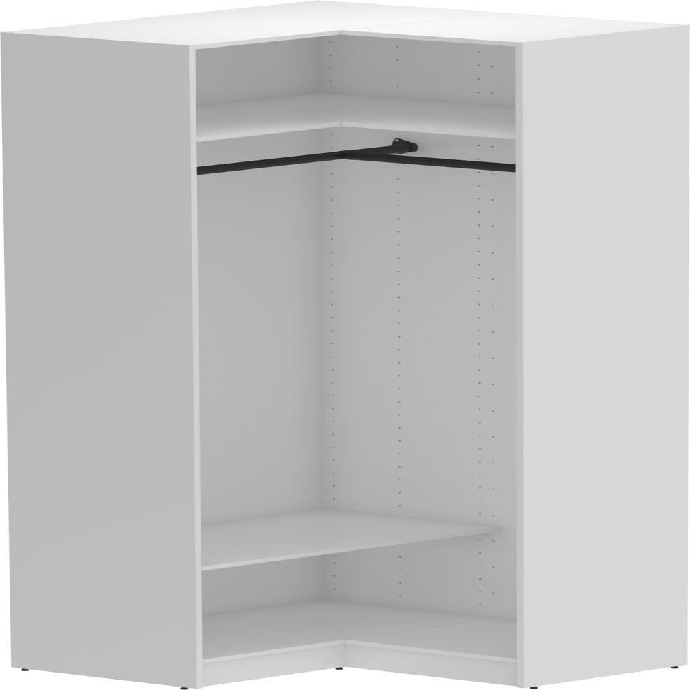 Kit cajón interior para módulo de armario SPACEO HOME blanco 80x16x60 cm