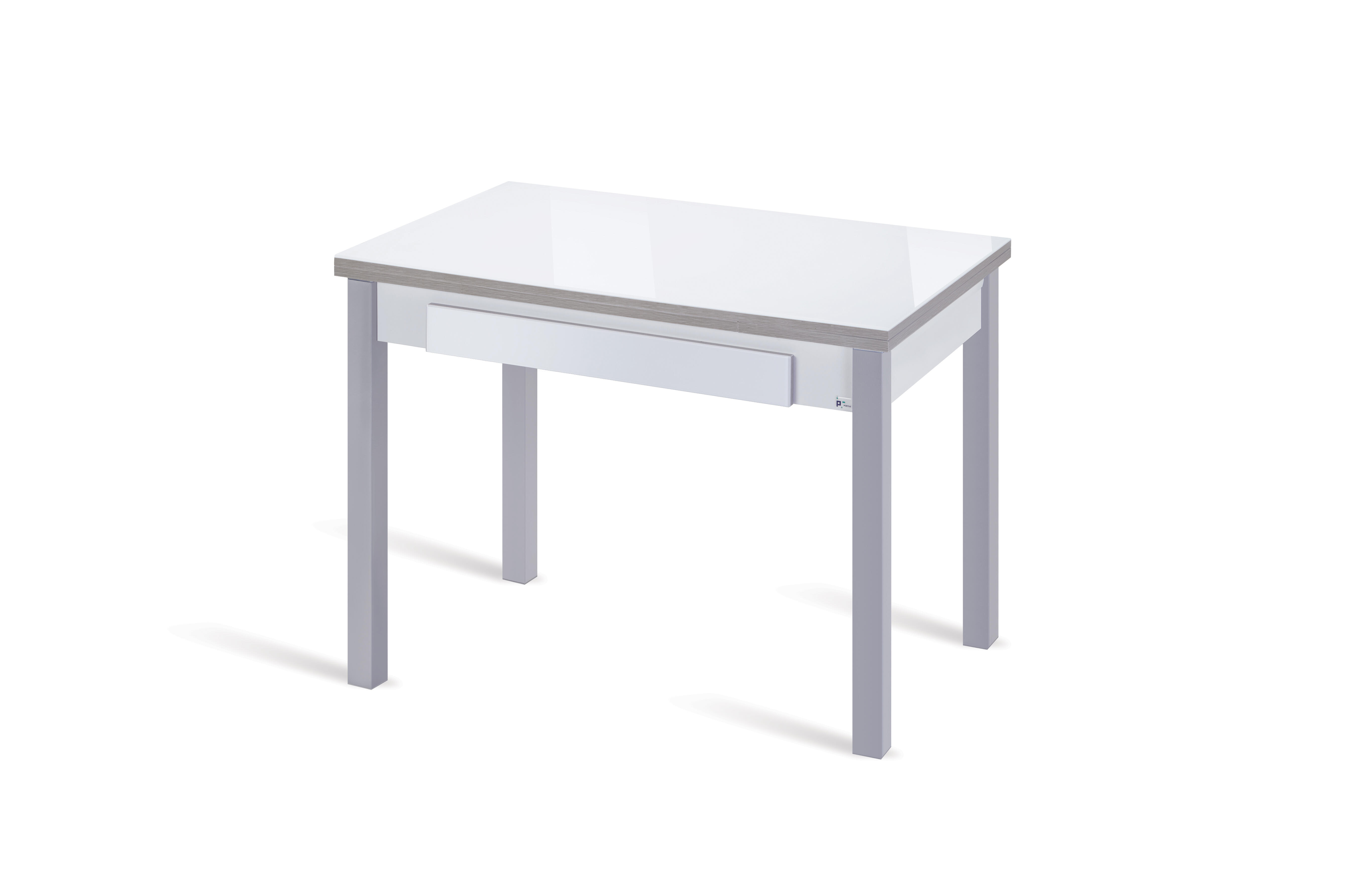 ll➤ Mesa de cocina de cristal fija Medidas Velaco fija 100x60 Velasco  colores Blanco Óptimo