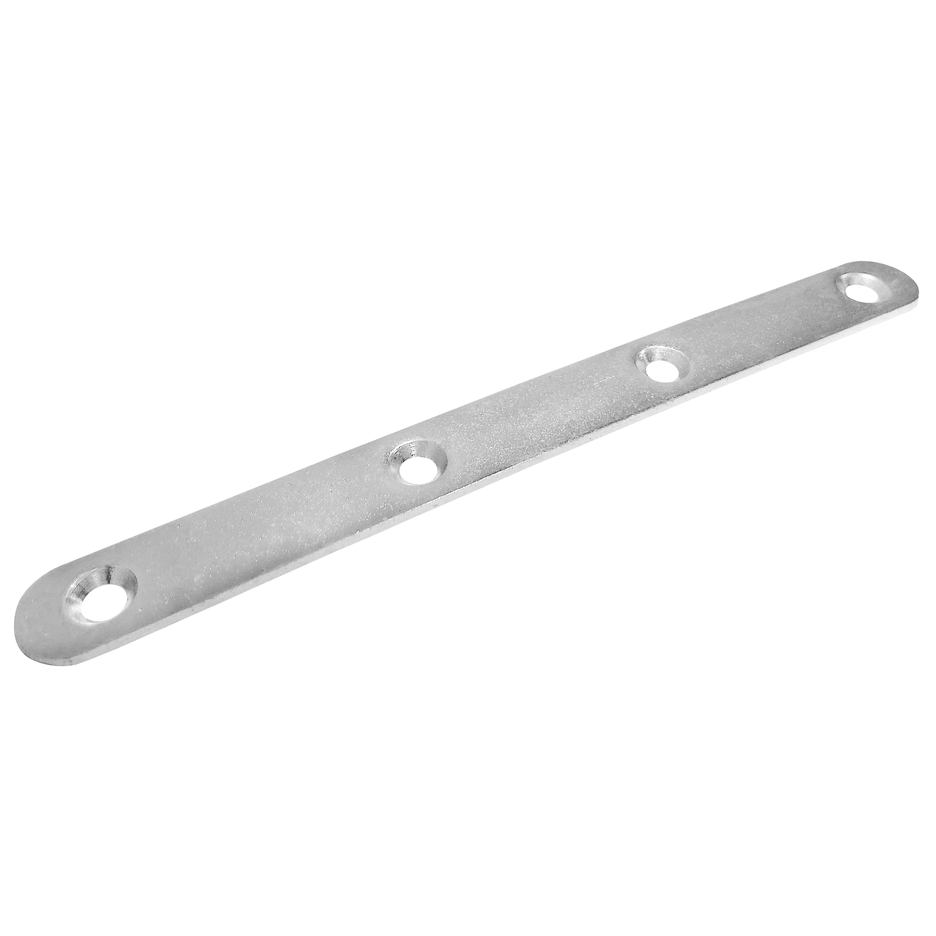 Placa de de hierro cincado gris y 15 x 135 mm (ancho x alto)