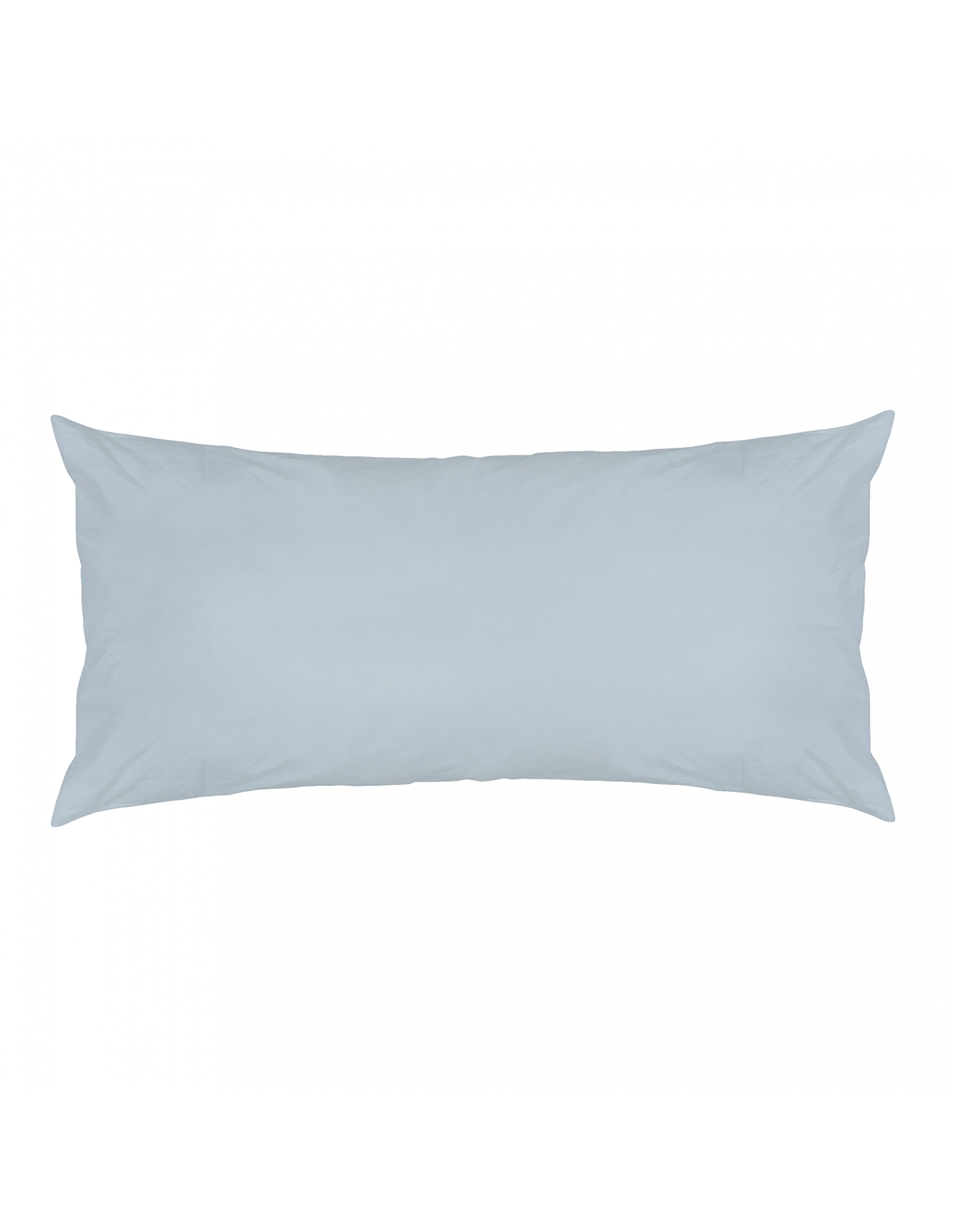 Funda de almohada wash grament algodón 200 hilos azul sky 45 x 110 cm