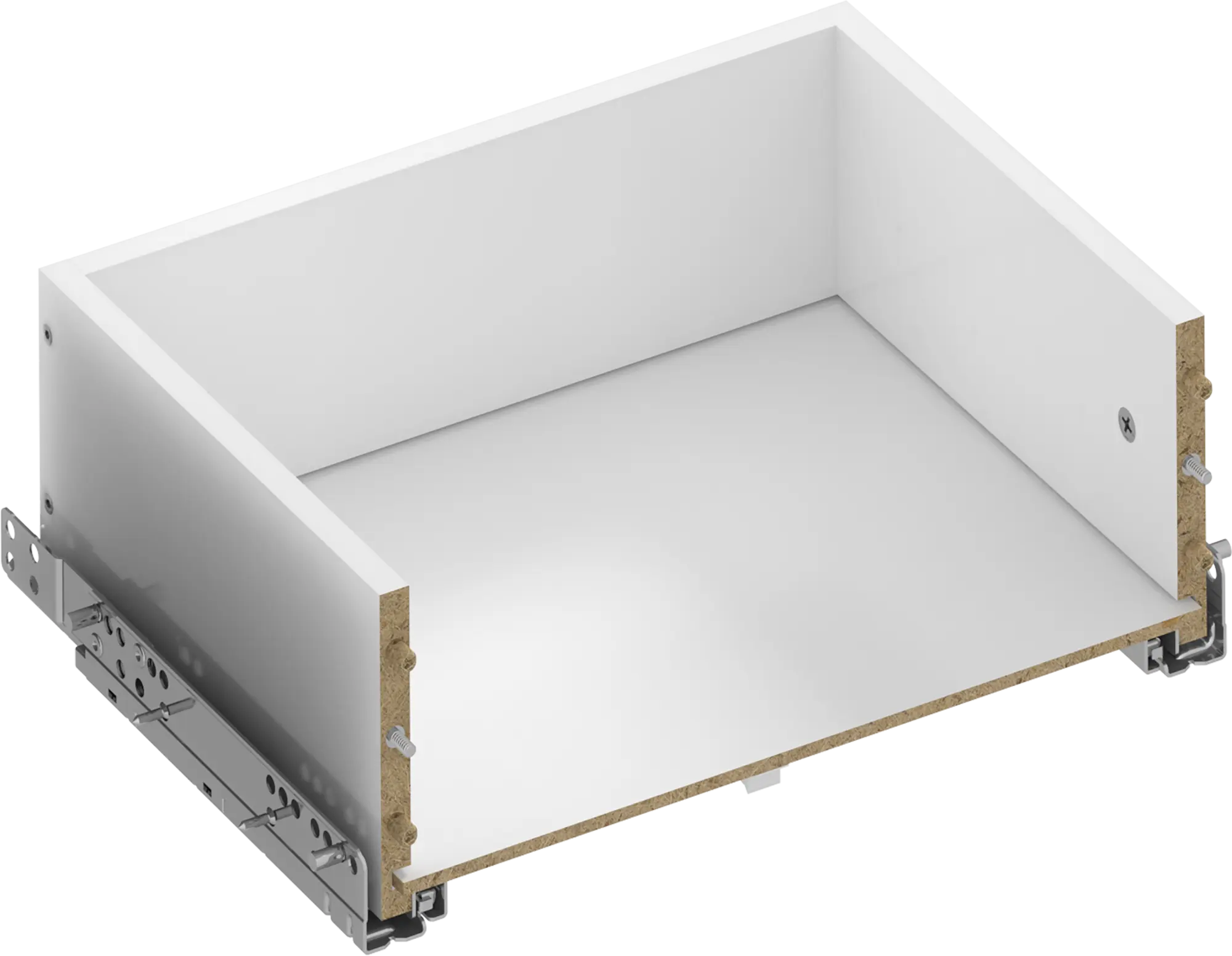 Kit cajón exterior para módulo de armario spaceo home 40x20x30cm