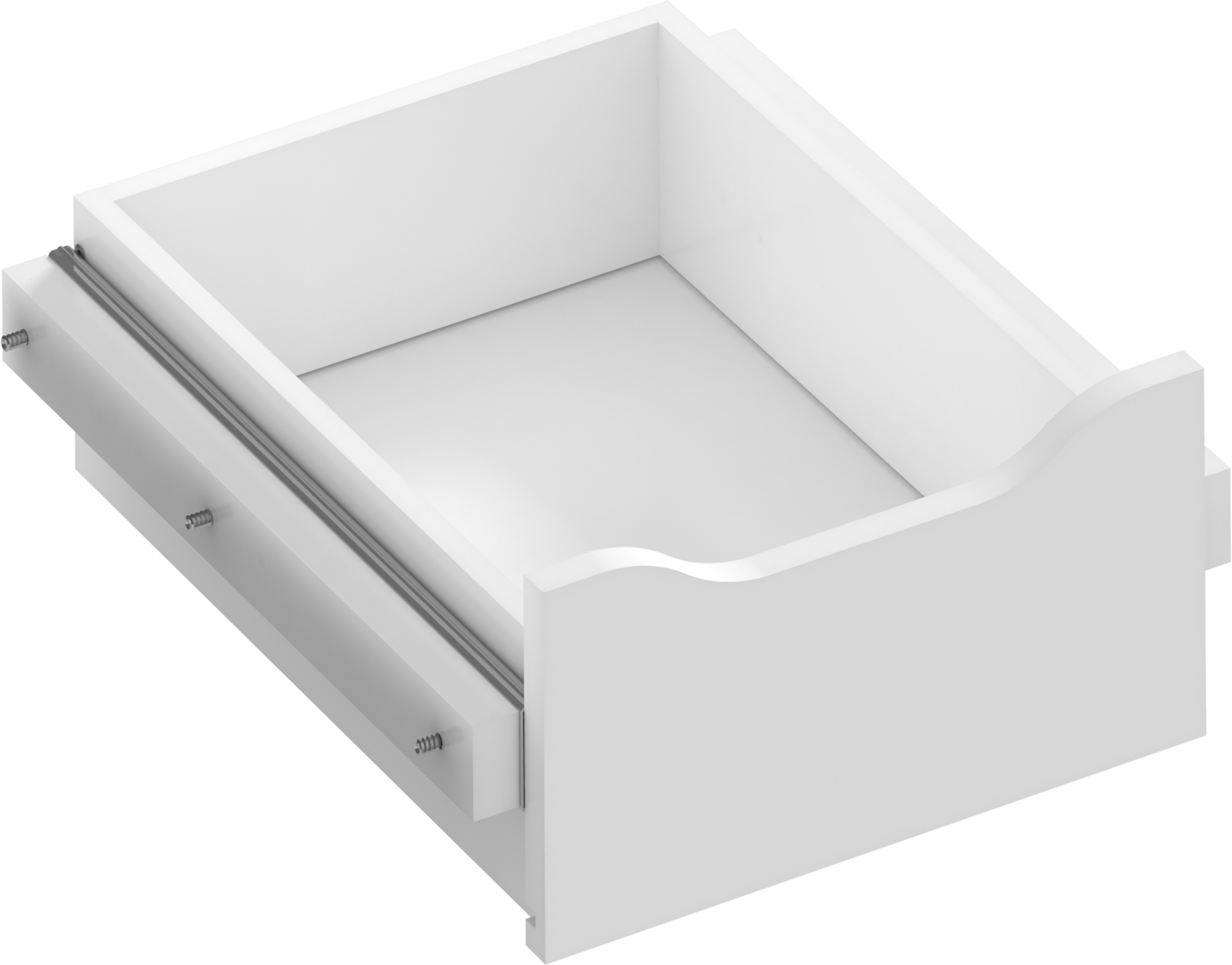 Kit cajón interior para módulo de armario spaceo home blanco 40x16x45 cm