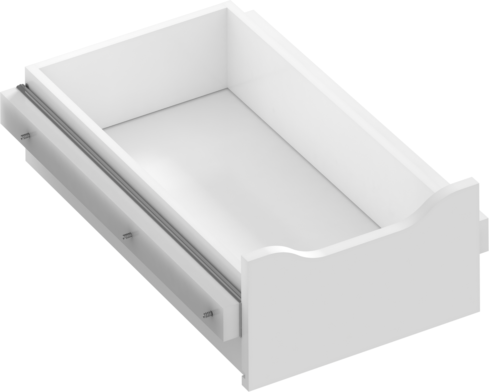 Kit cajón interior para módulo de armario spaceo home blanco 40x16x60 cm