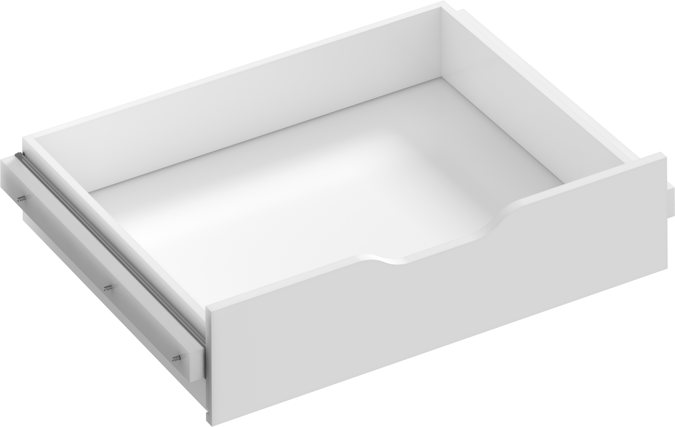 Kit cajón interior para módulo de armario spaceo home blanco 80x16x60 cm