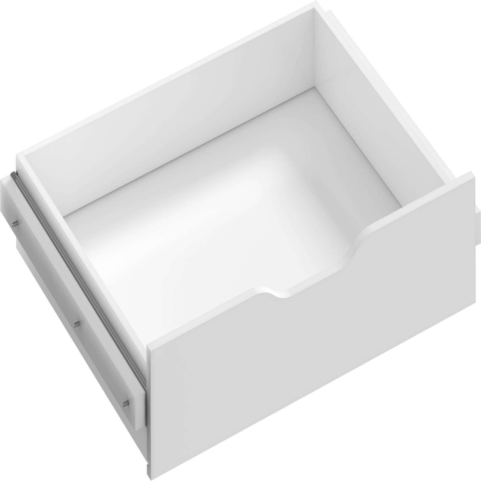 Kit cajón interior para módulo de armario SPACEO HOME blanco 80x16x60 cm
