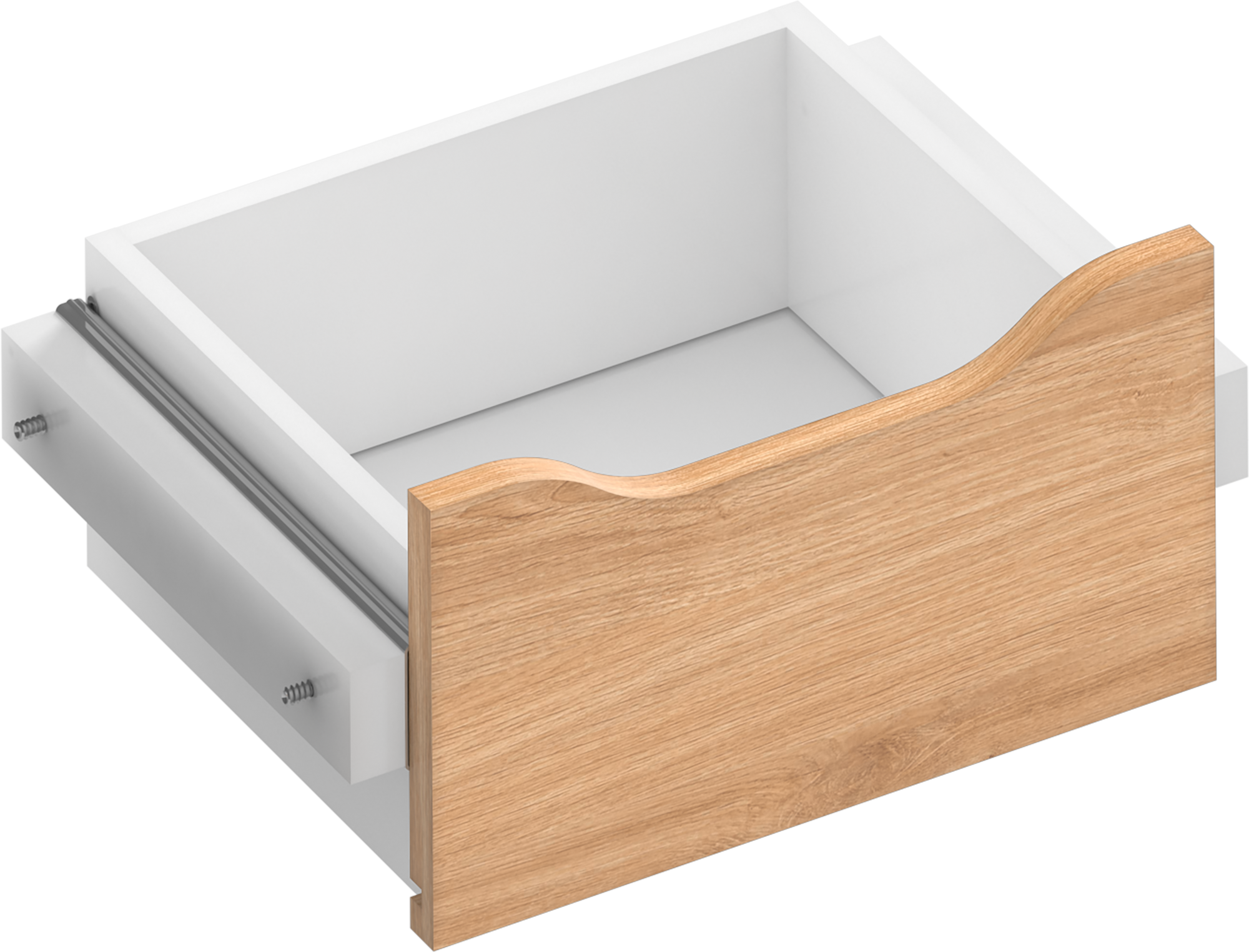 Kit cajón interior para módulo de armario spaceo home roble 40x16x30 cm de la marca SPACEO
