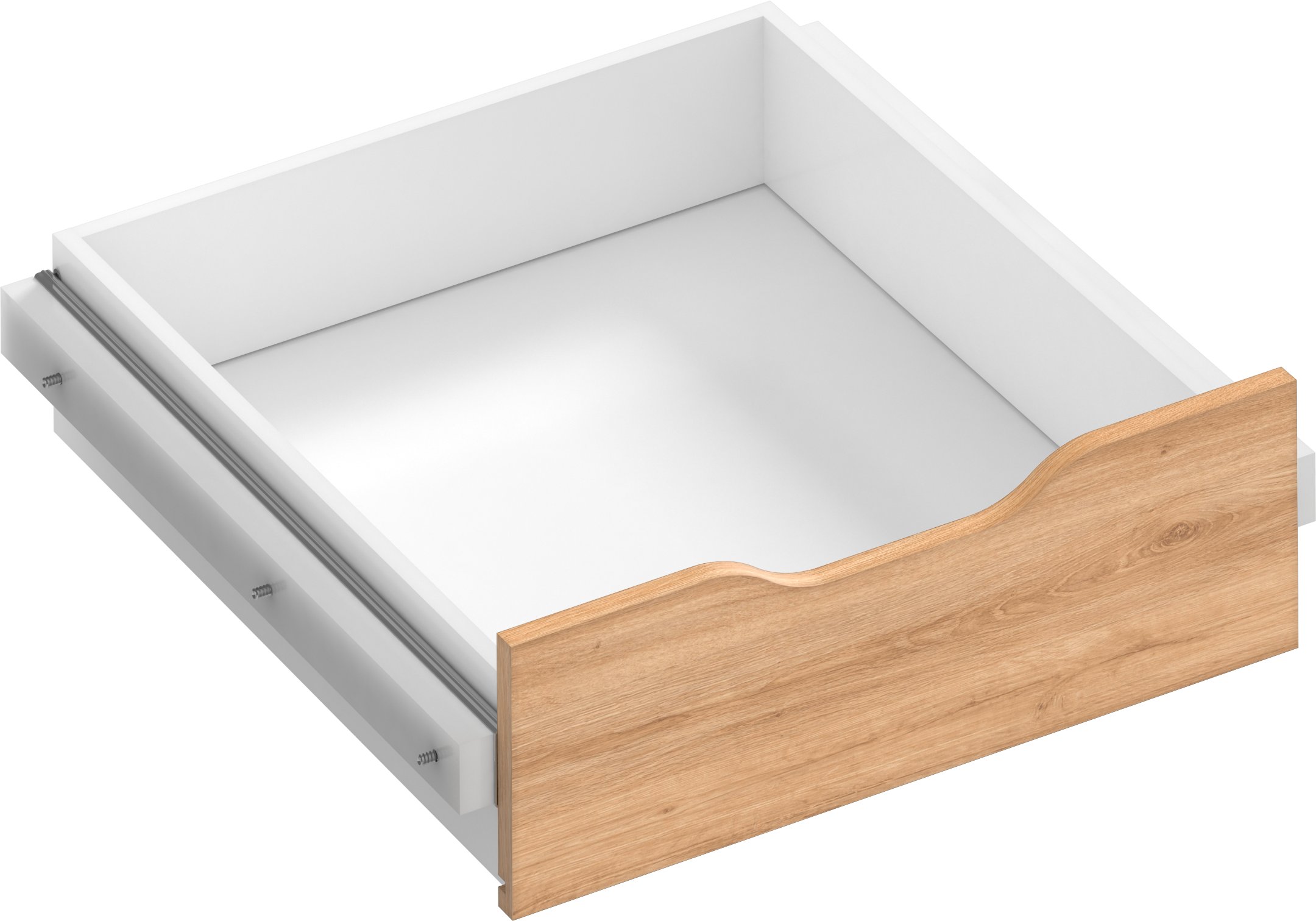Kit cajón interior para módulo de armario spaceo home roble 60x16x60 cm