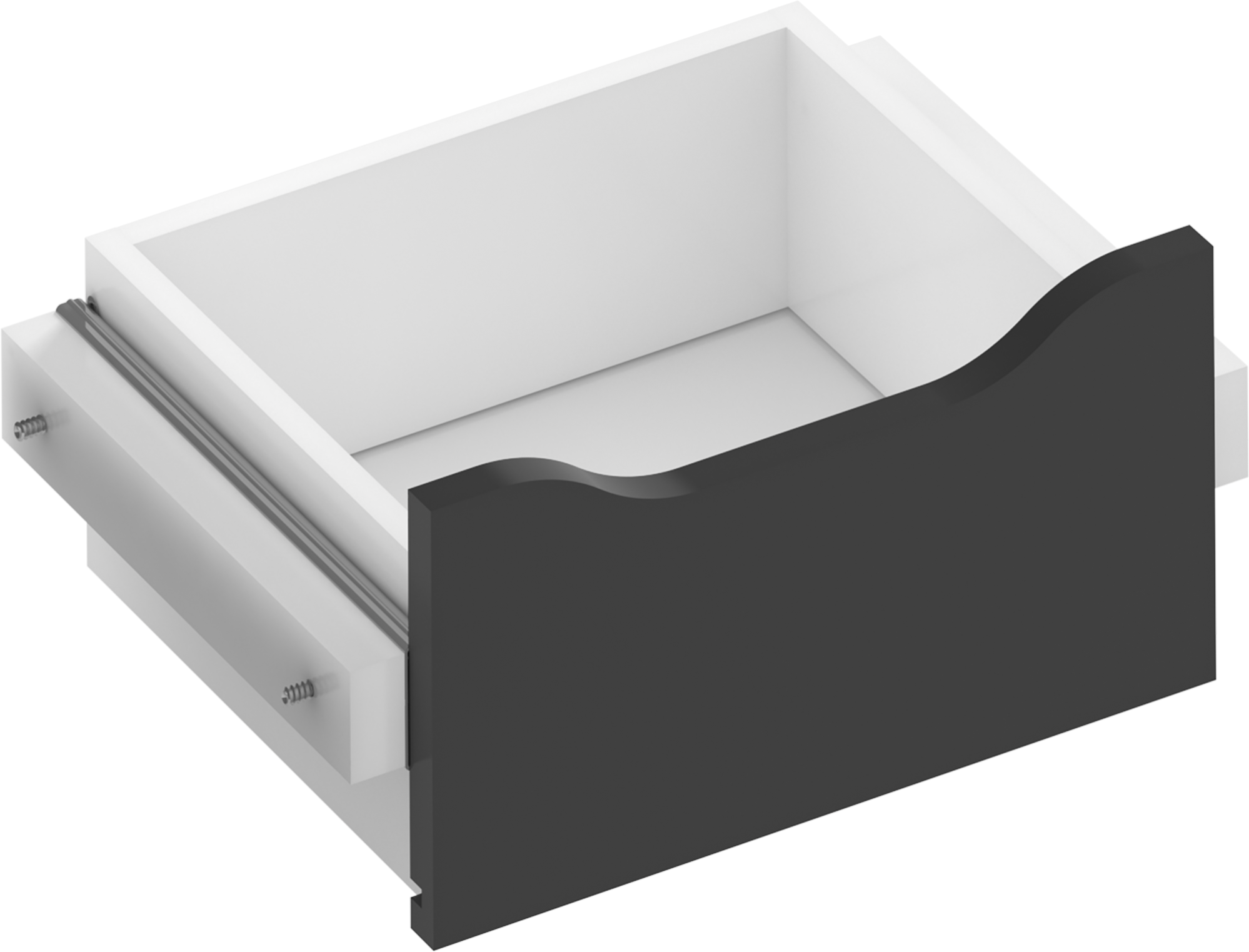 Kit cajón interior para módulo de armario SPACEO HOME gris 40x16x30 cm