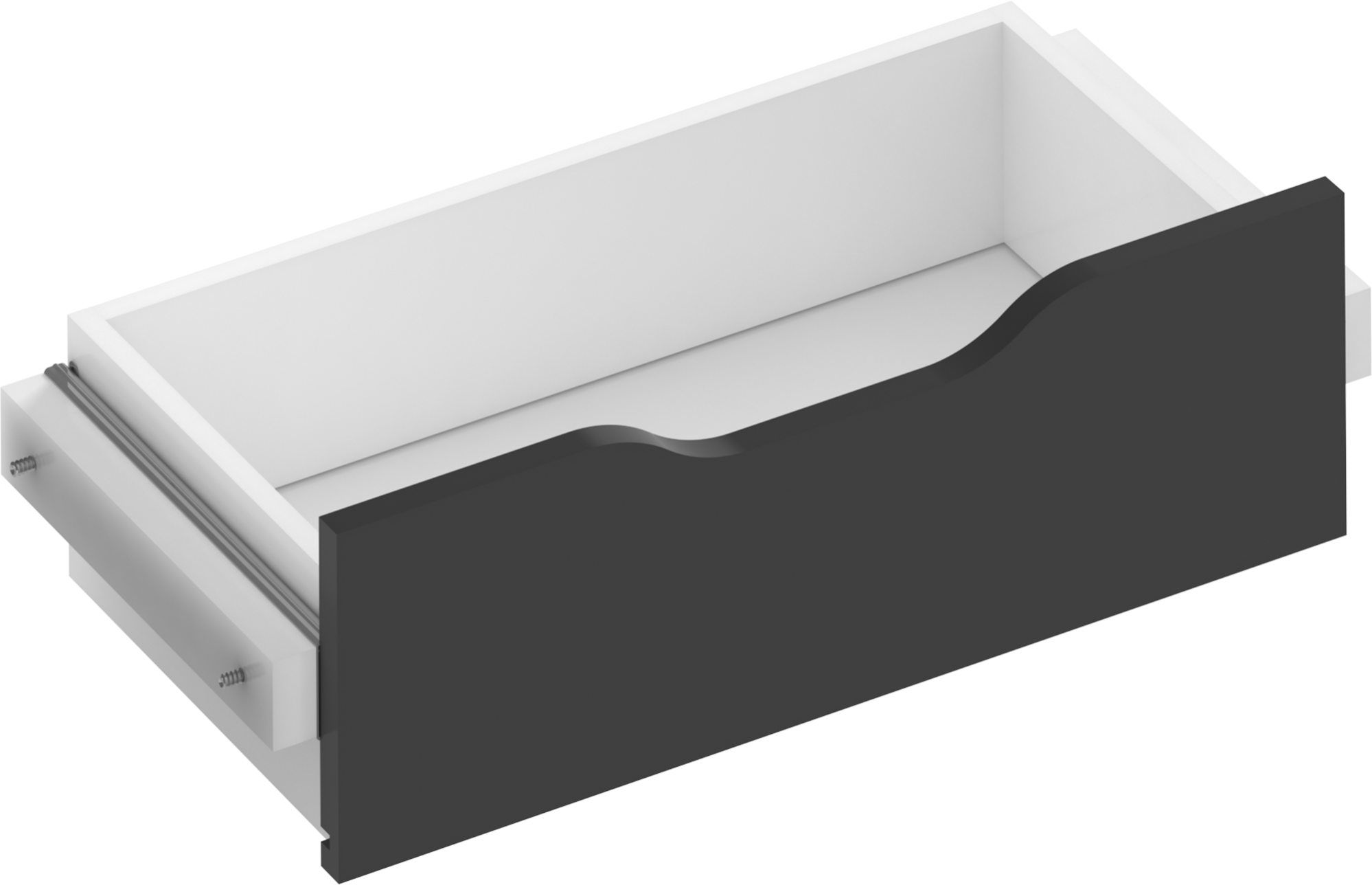 Kit cajón interior para módulo de armario spaceo home gris 60x16x30 cm