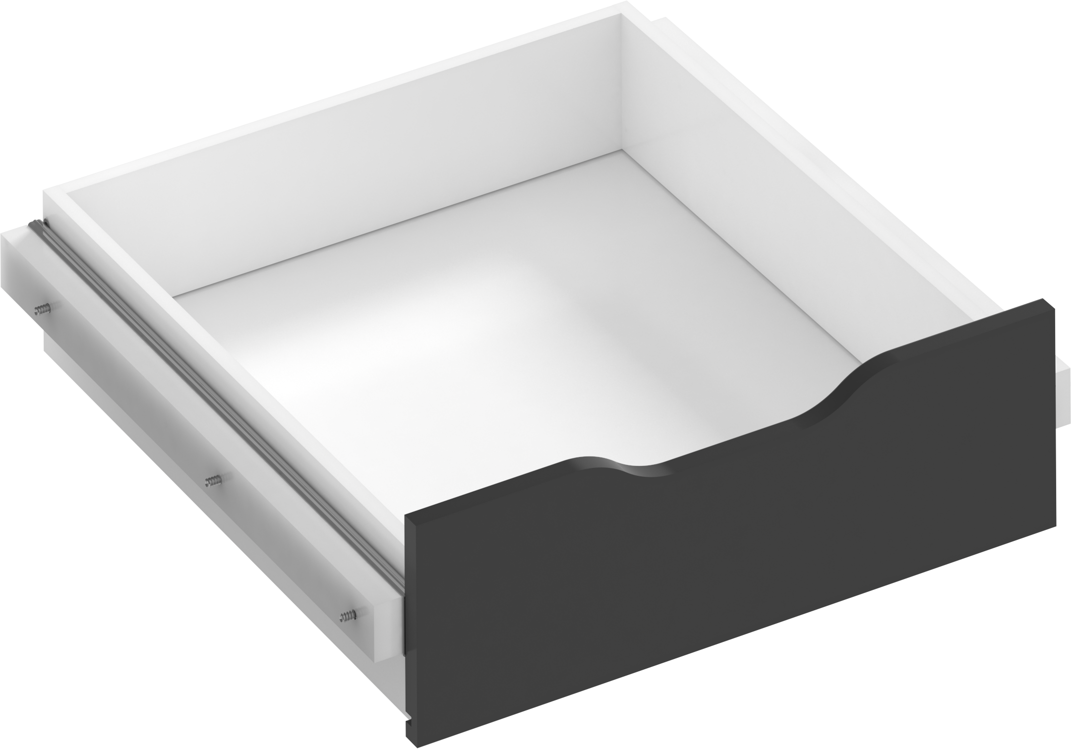 Kit cajón interior para módulo de armario spaceo home gris 60x16x60 cm