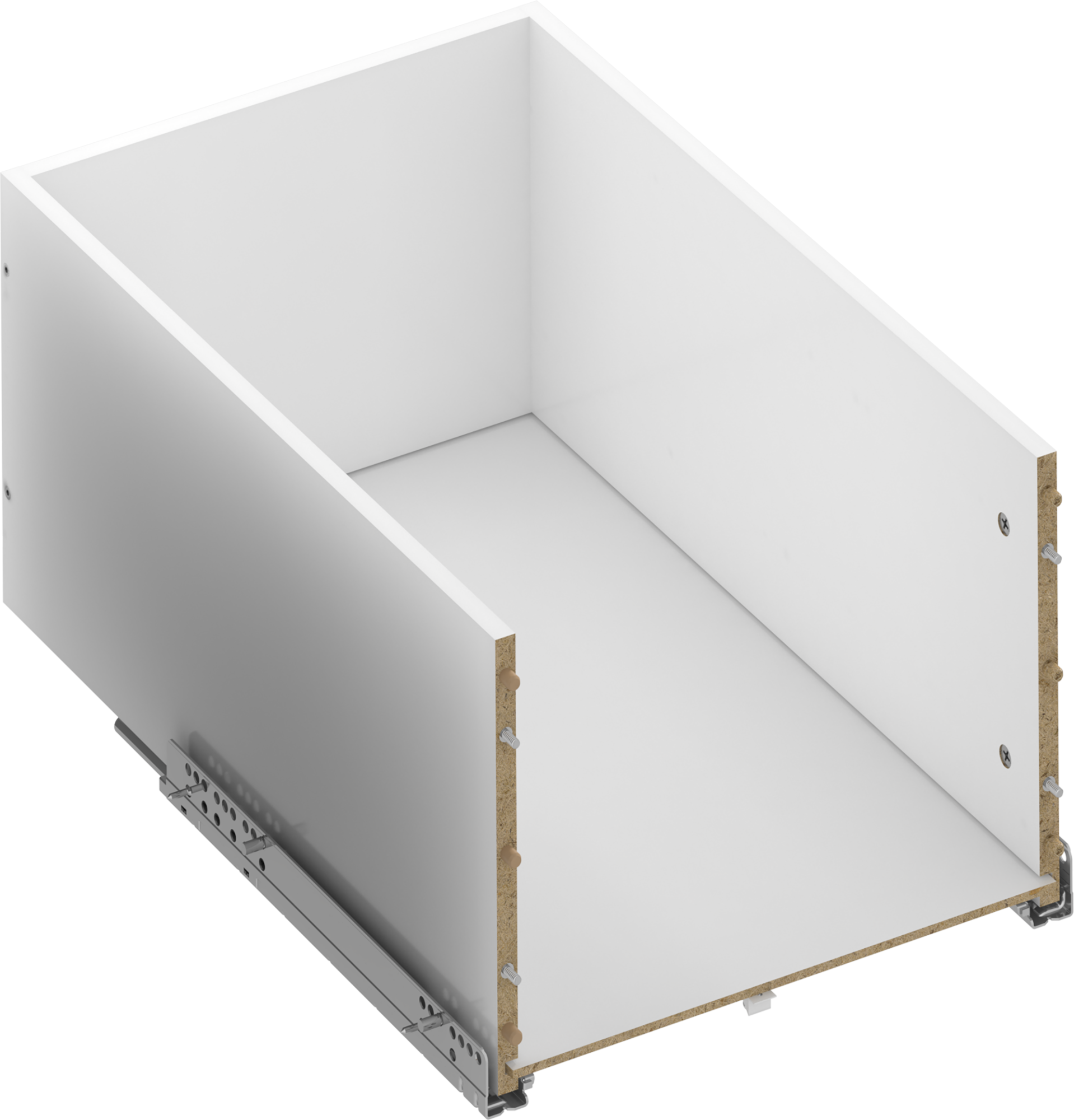 Kit cajón exterior para módulo de armario spaceo home 40x40x60cm de la marca SPACEO