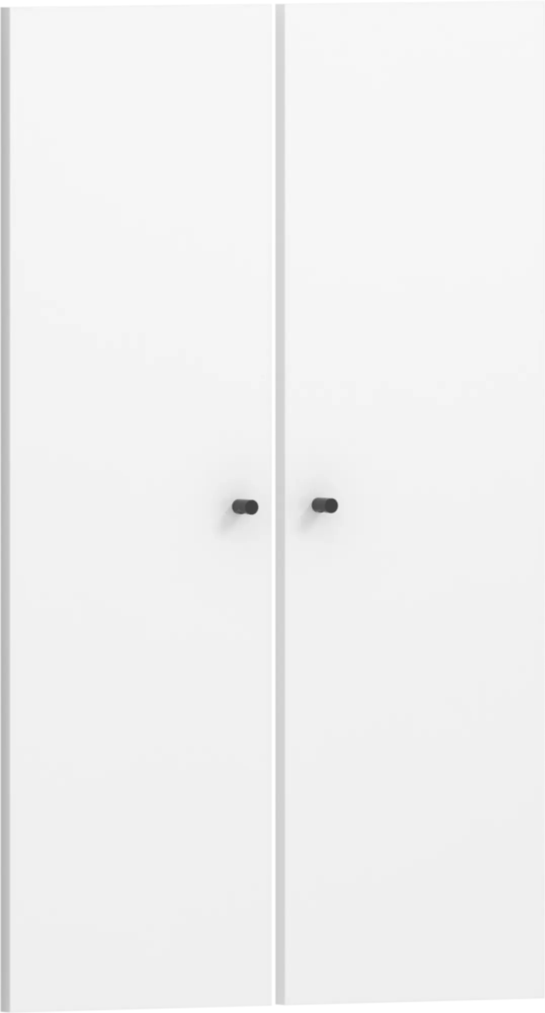 Pack 2 puertas abatibles para módulo spaceo home blanca 60(2x30cm)x100cm