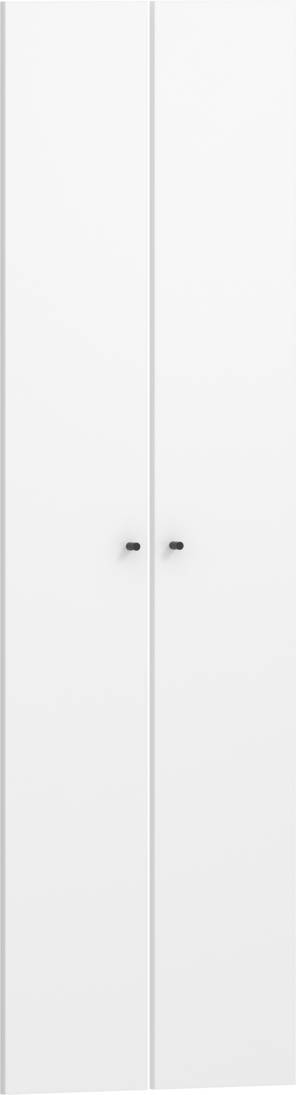 Pack 2 puertas abatibles para módulo spaceo home blanca 60(2x30cm)x200cm