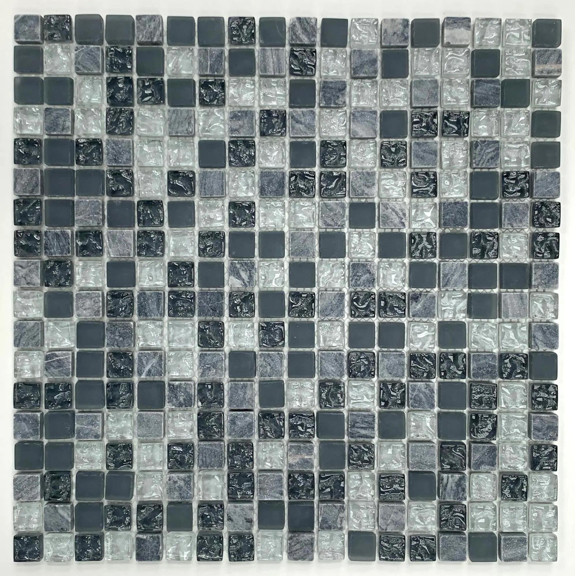 Mosaico lagos 30x30 cm gris
