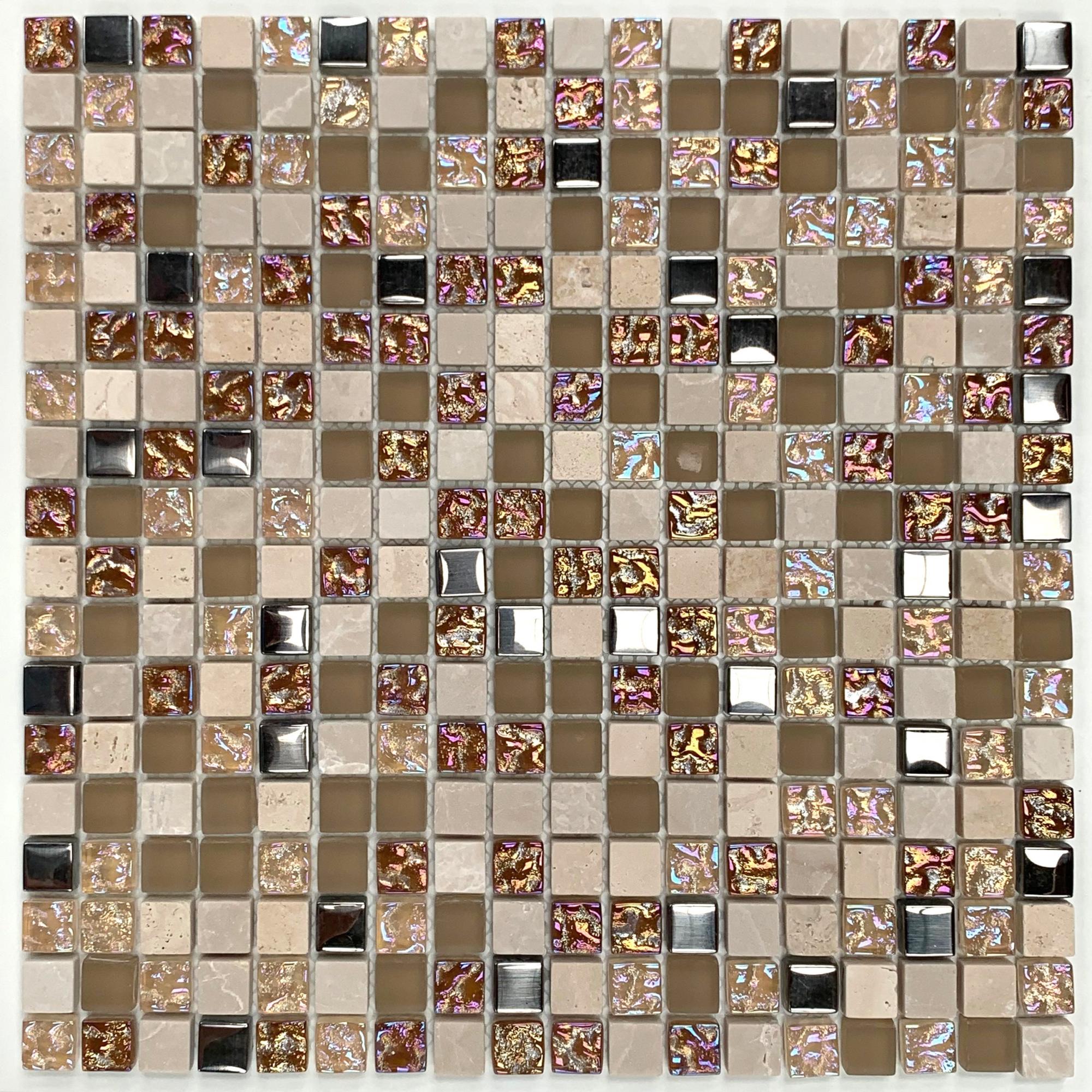 Mosaico Lagos 30x30 cm beige Leroy Merlin