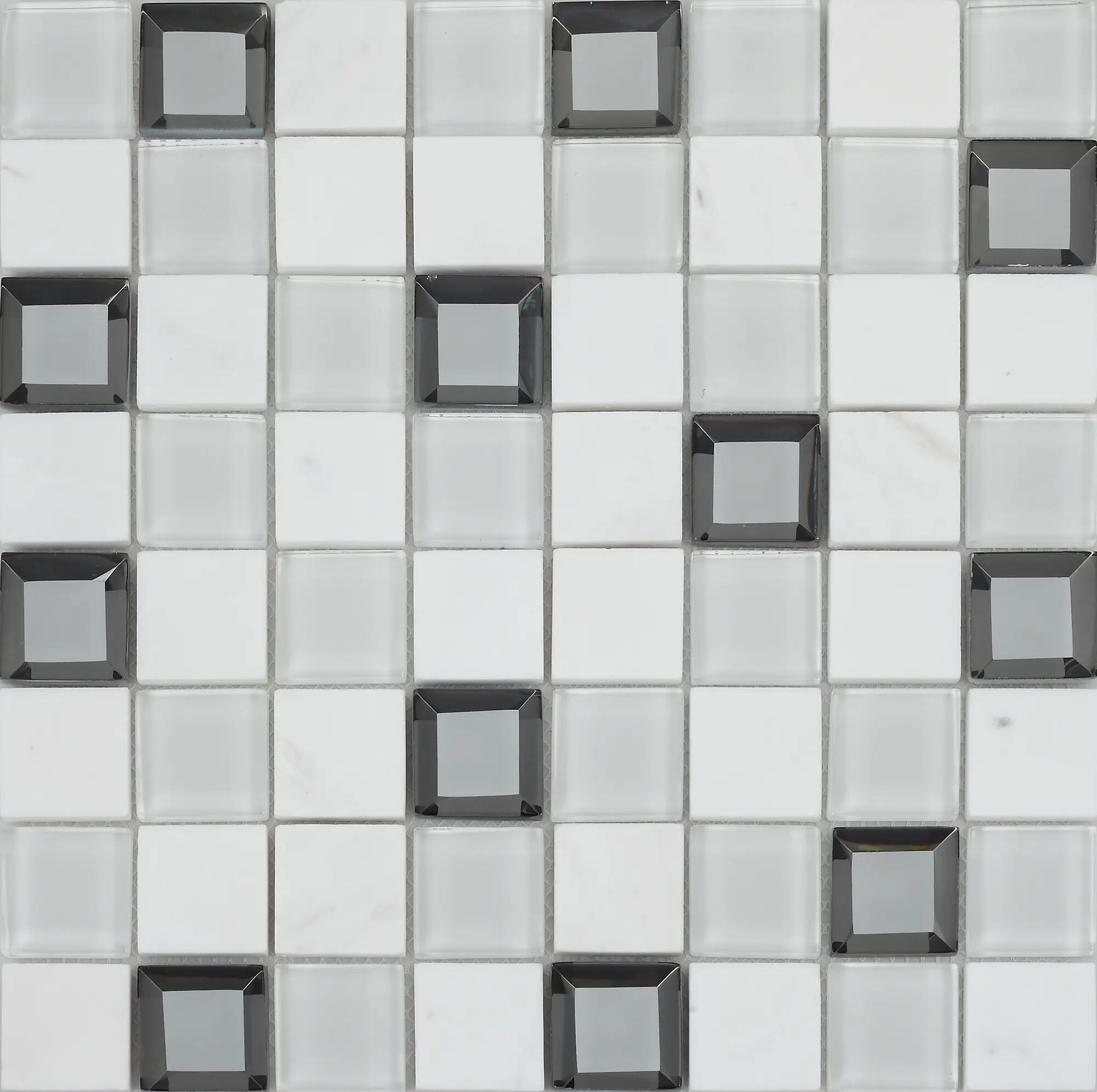 Mosaico keops 30x30 cm blanco