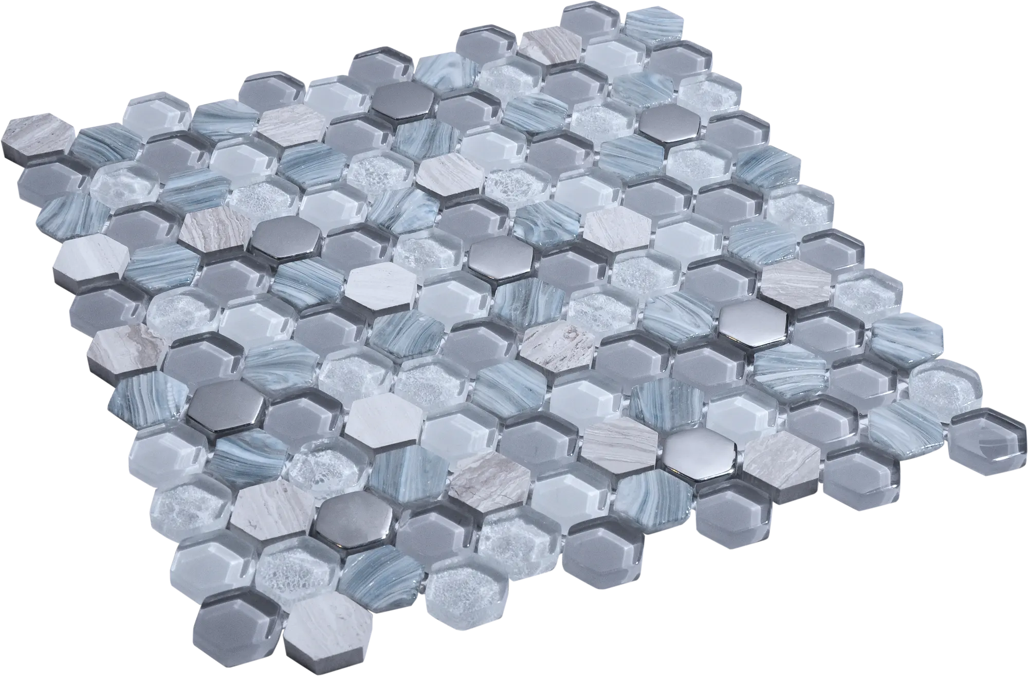 Mosaico living 29.5x30.5 cm gris