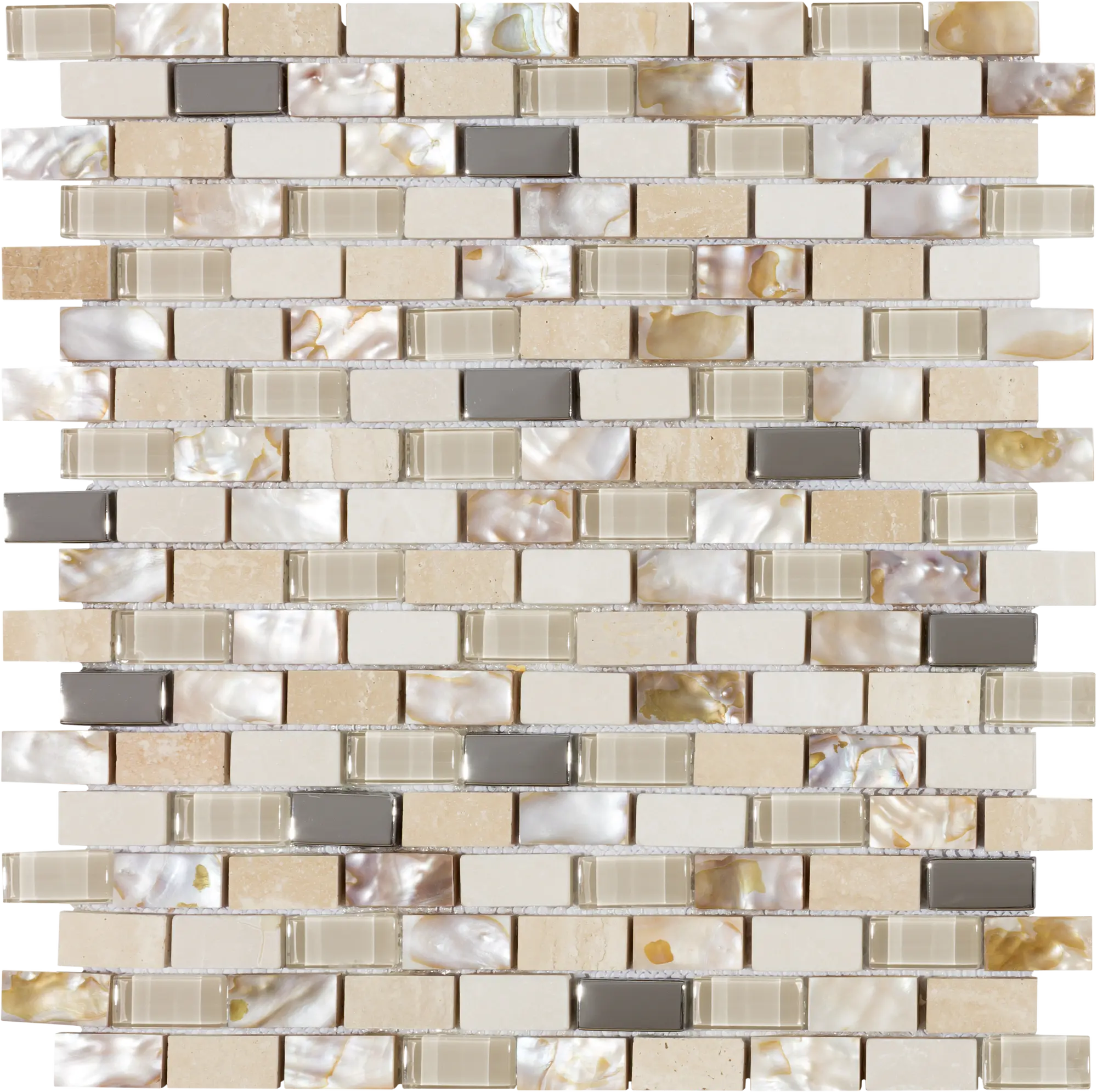 Mosaico nacar 30x30 cm beige