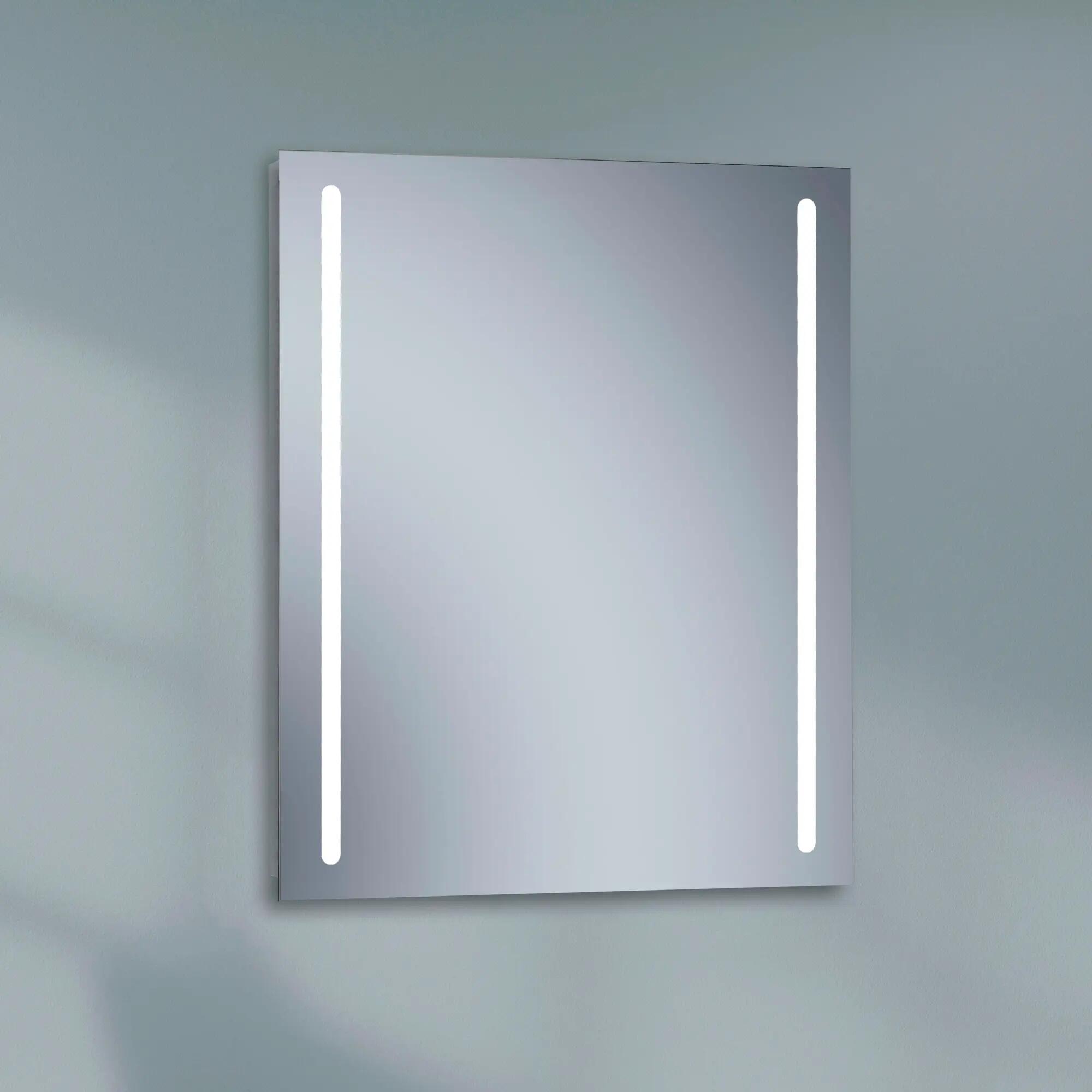 Espejo de baño con luz led nidia 80x60 cm