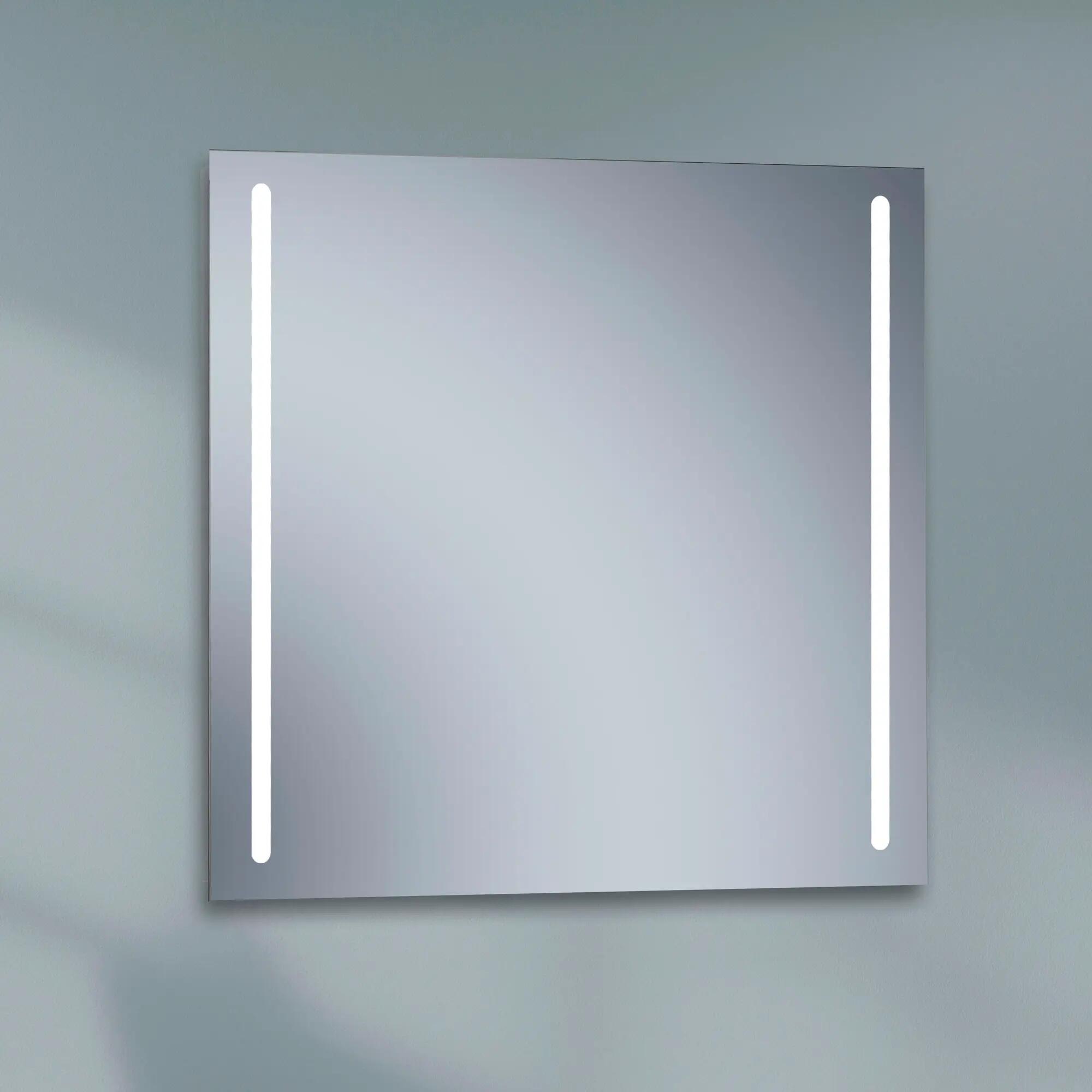 Espejo de baño con luz led nidia 80x80 cm