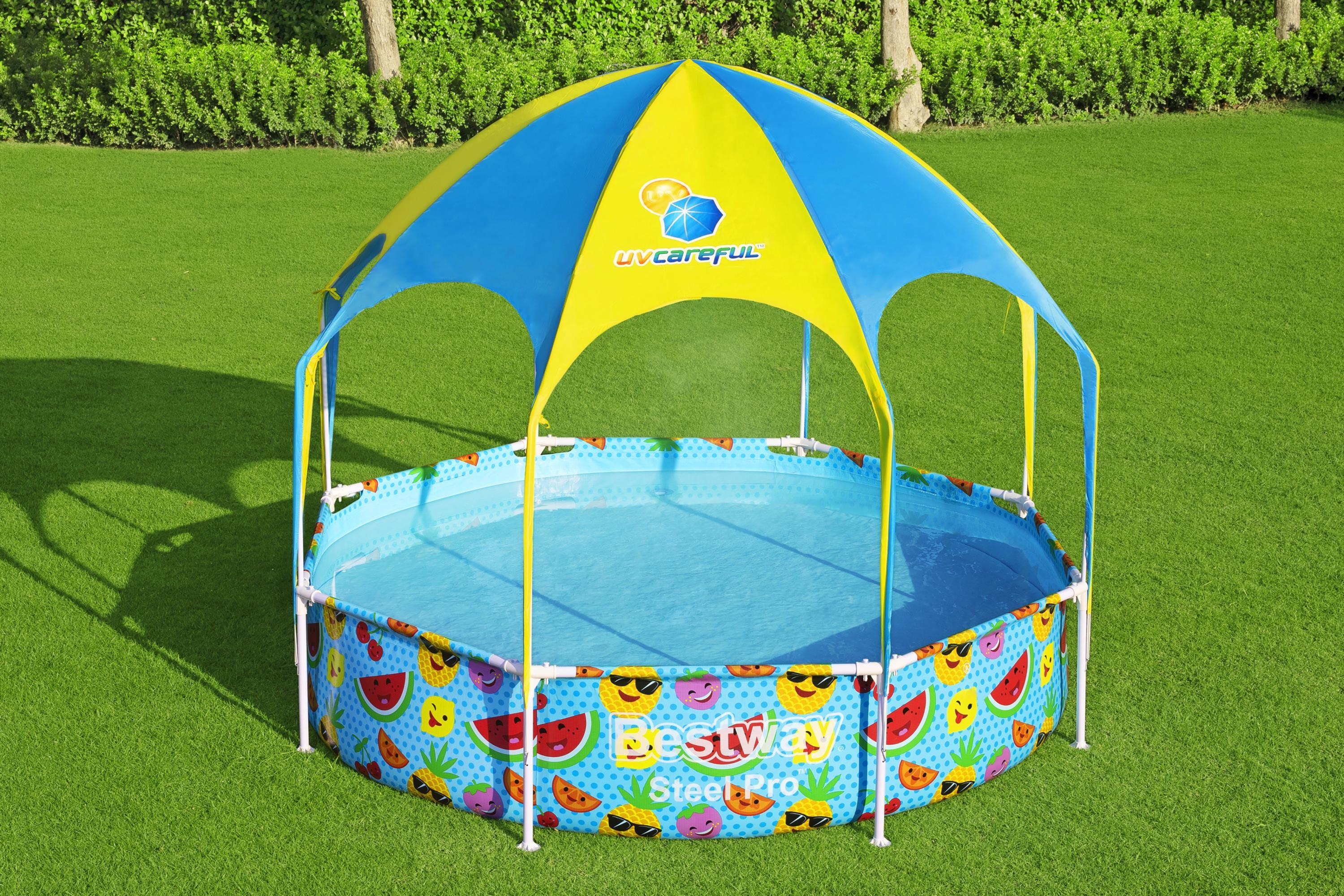 Piscina infantil steel pro techo de la marca Bestway