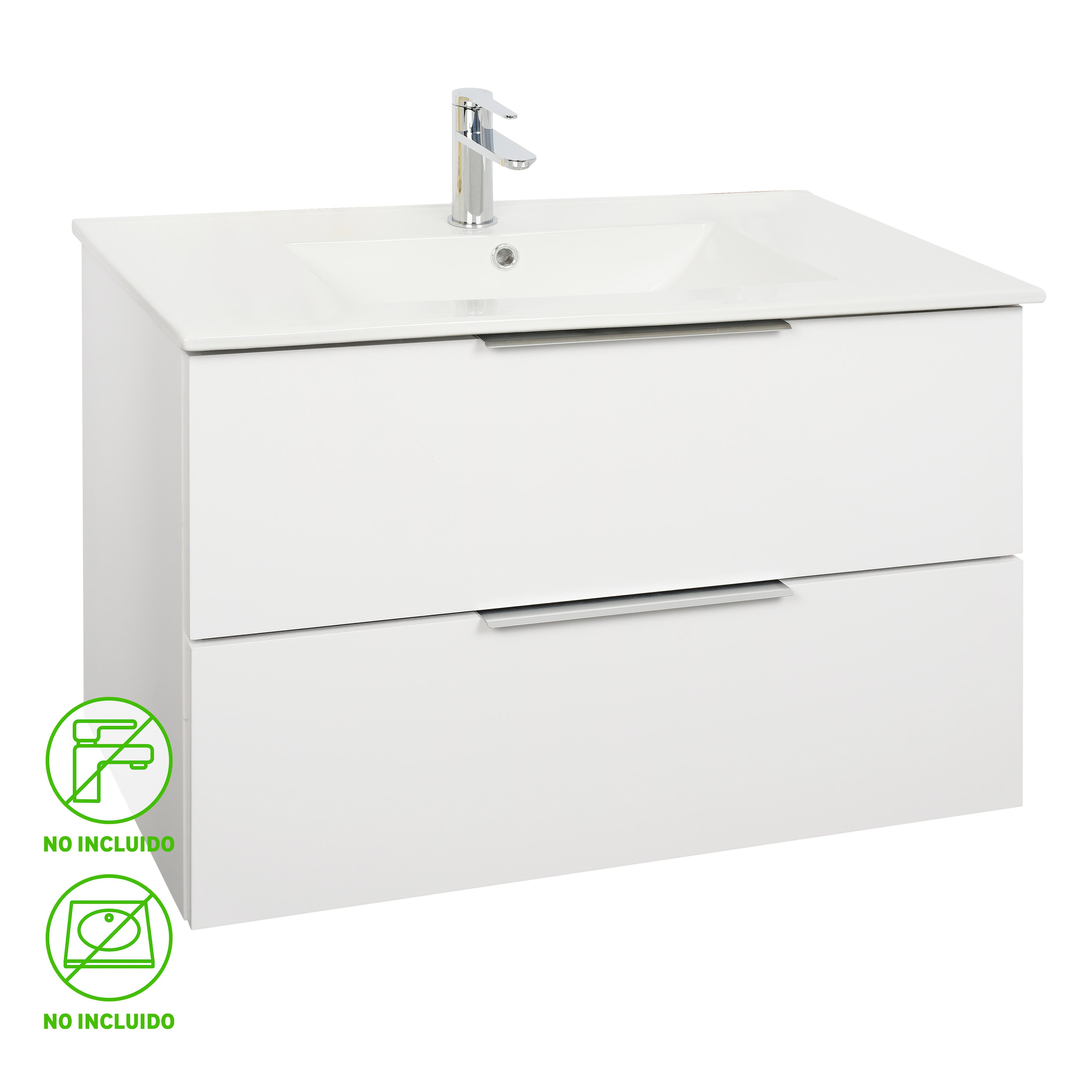 Mueble de baño essential blanco 79x45 cm
