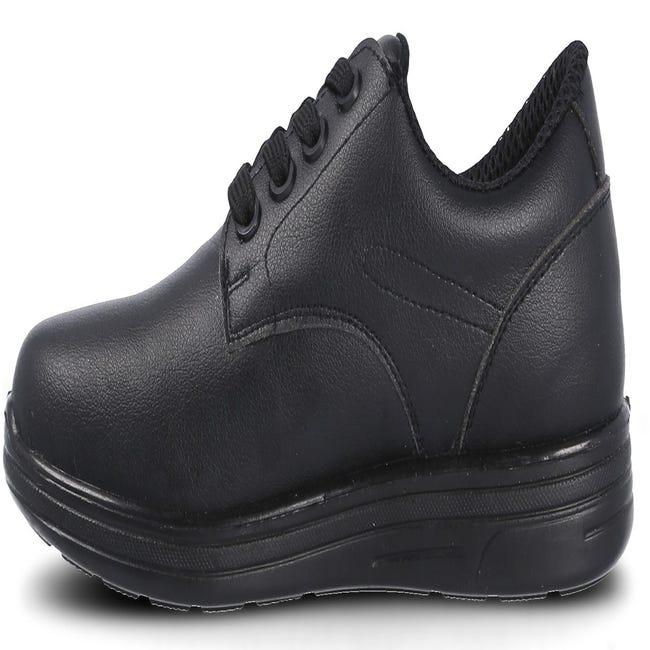 Zapato trabajo PAREDES, Hidra microfibra negro, talla 35 | Leroy