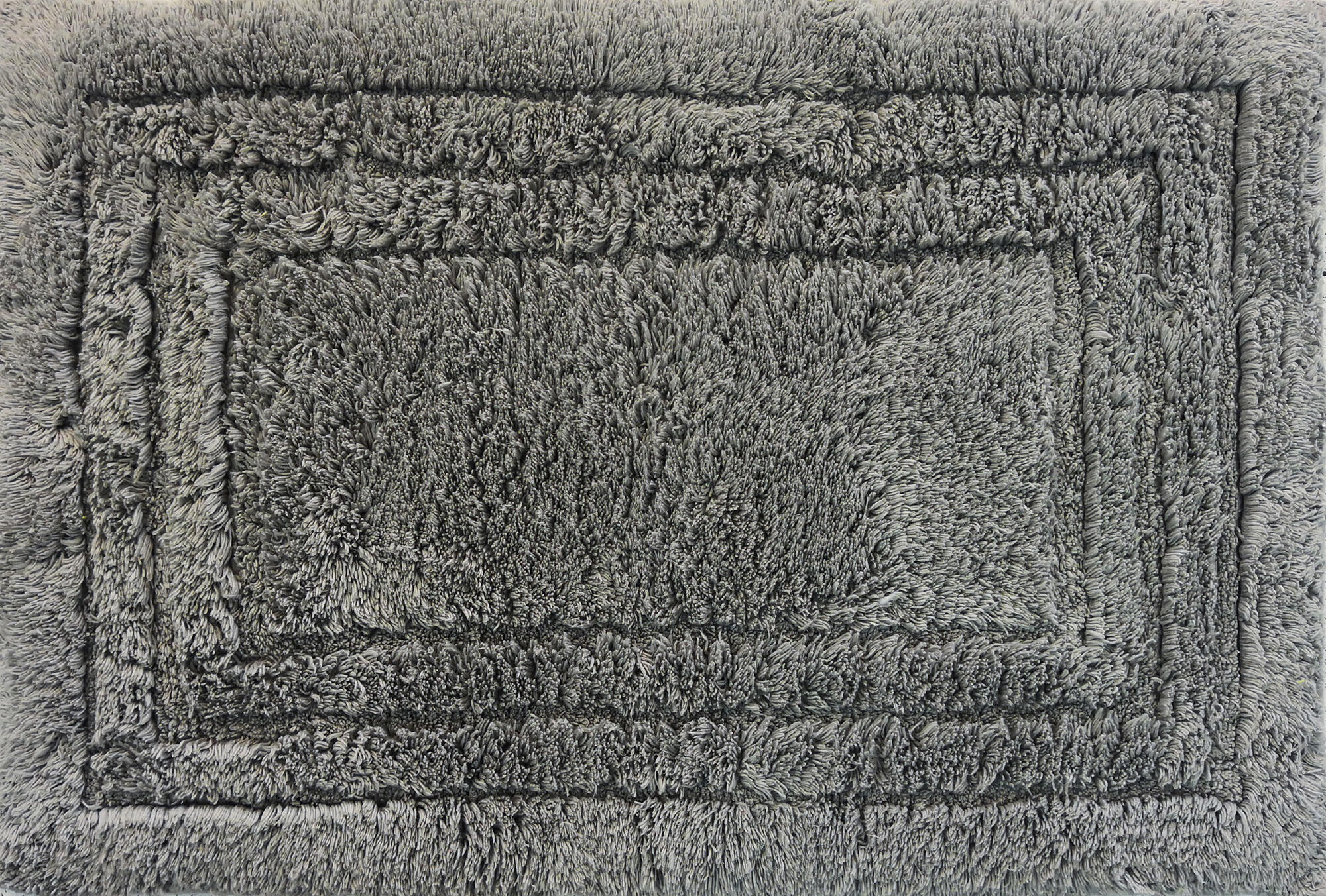 Alfombra de baño cuadrada kalithea 40x60 cm gris