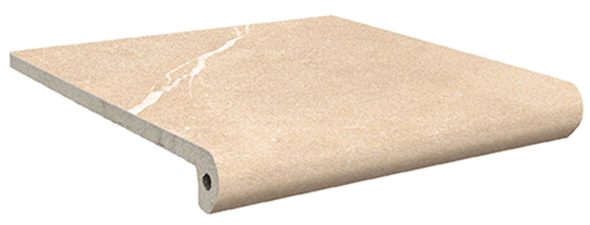Baldosas para peldaños de escalera cemento albaroc de 33x33cm beige