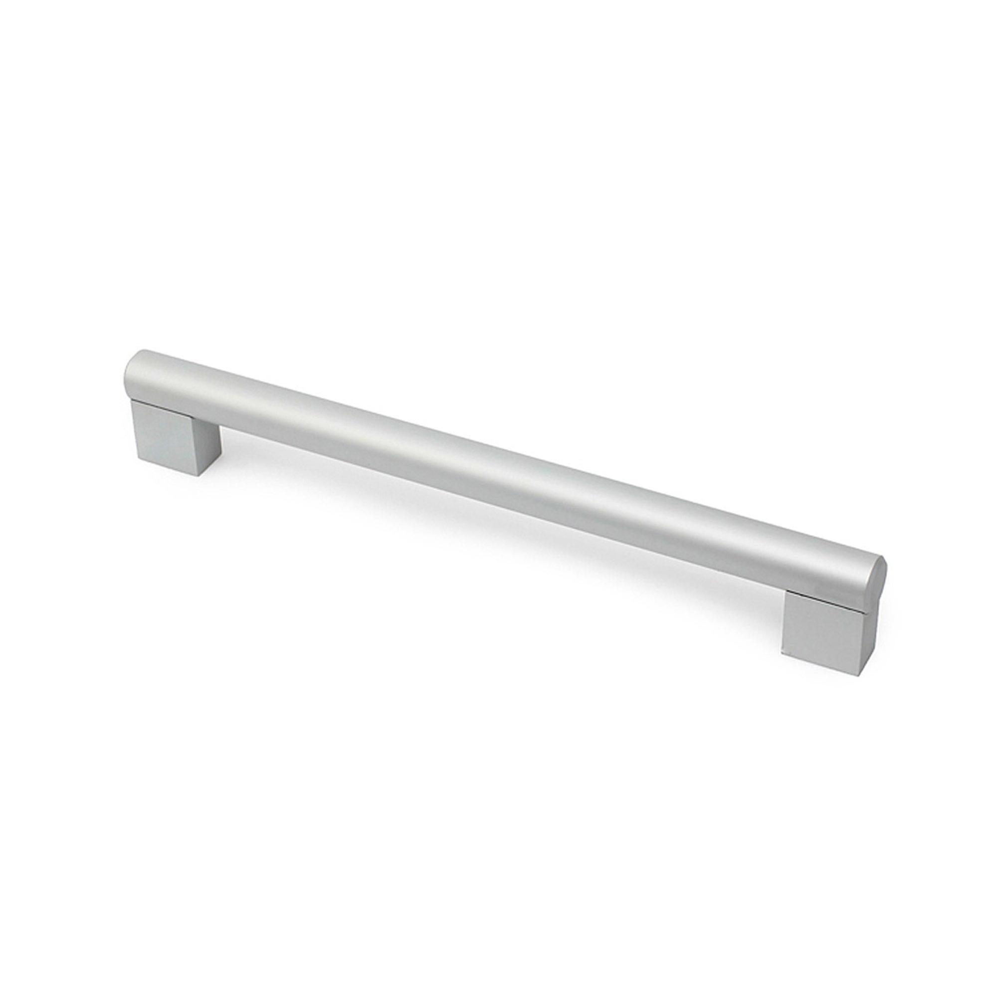 Tirador mueble rei gris / plata distancia entre eje 320 mm