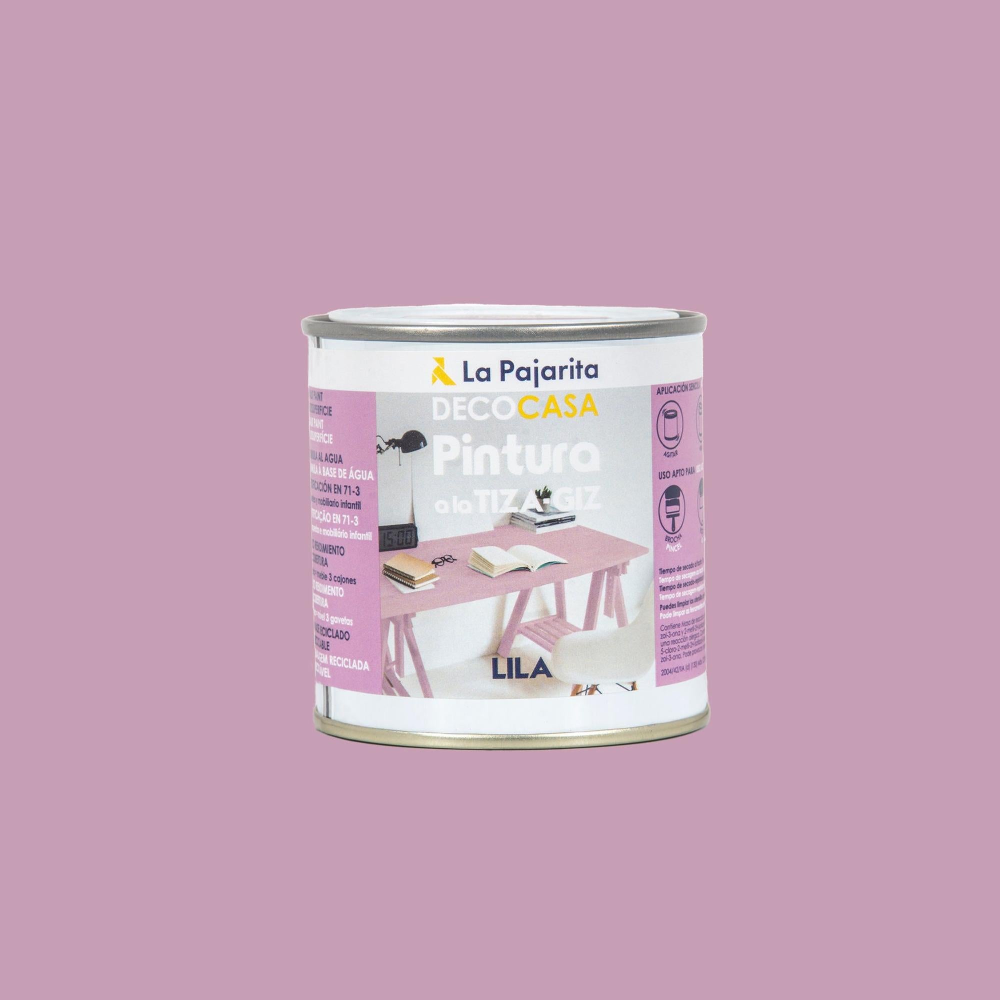 Pintura a la tiza La Pajarita 250ml lila | Leroy Merlin