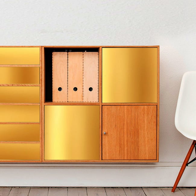 La pintura dorada perfecta para muebles de madera