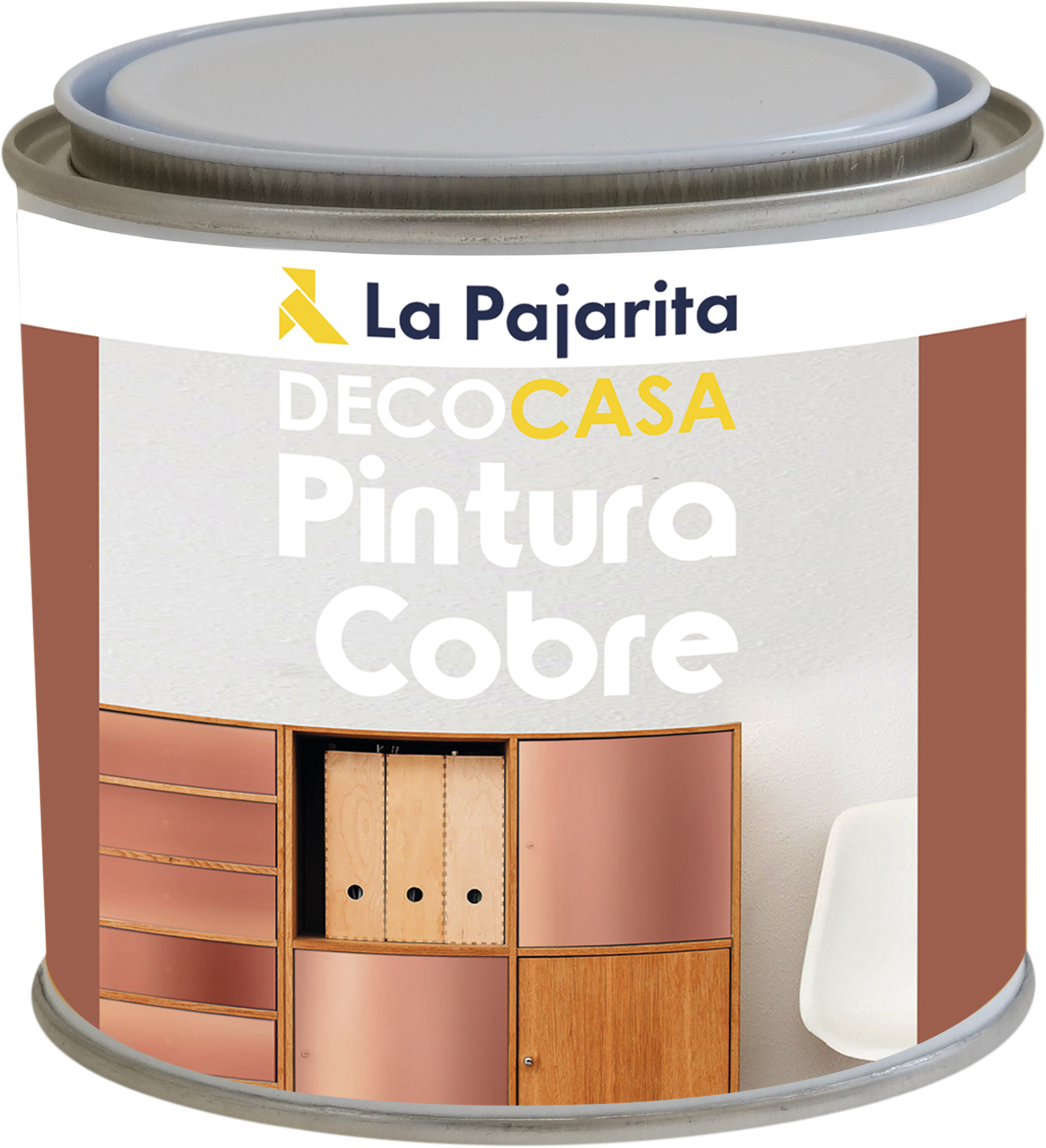 Pintura metalizada la pajarita 500ml cobre