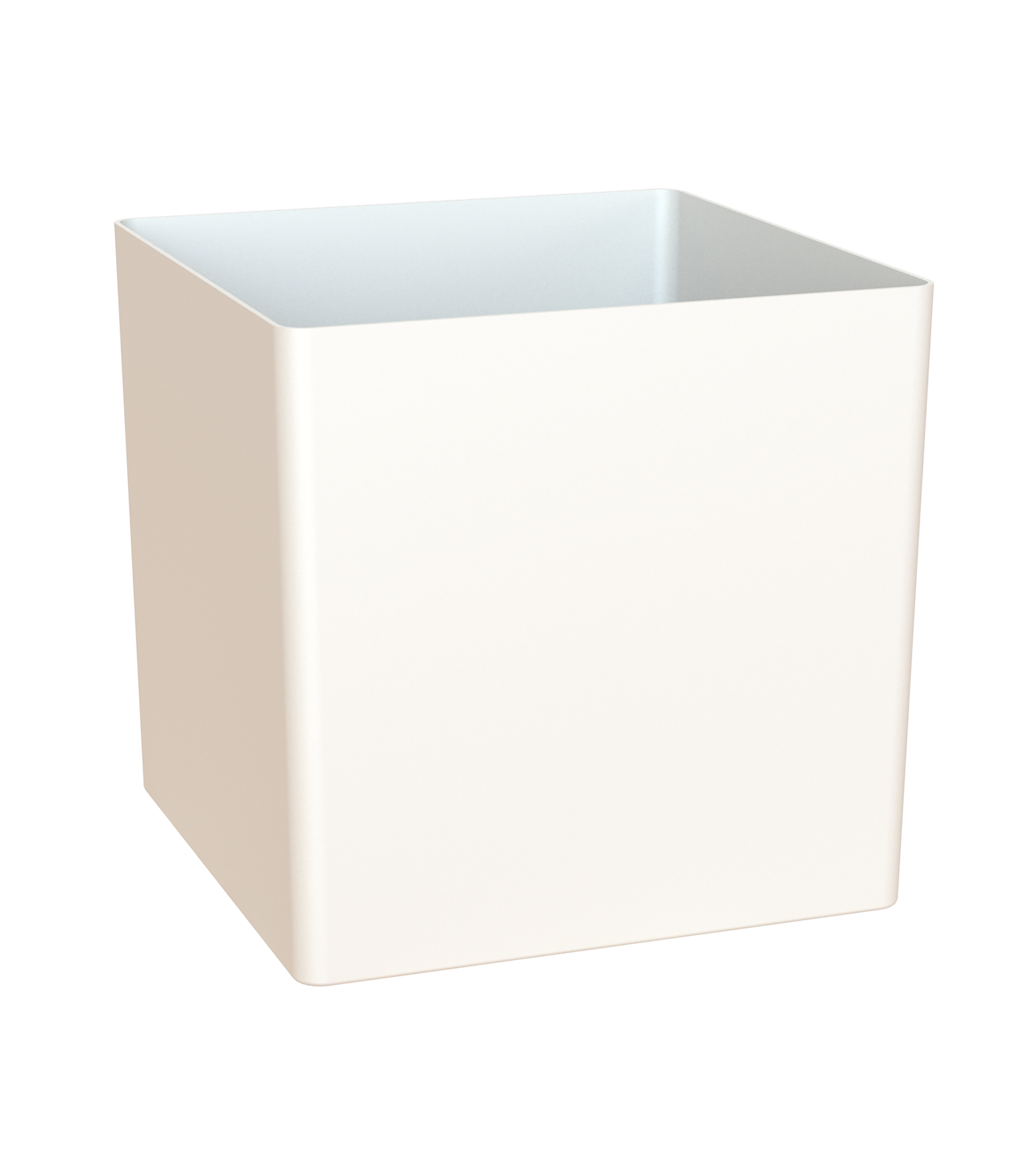 Maceta de polipropileno cuadrada oslo blanco 30,5x30,5x30,5cm