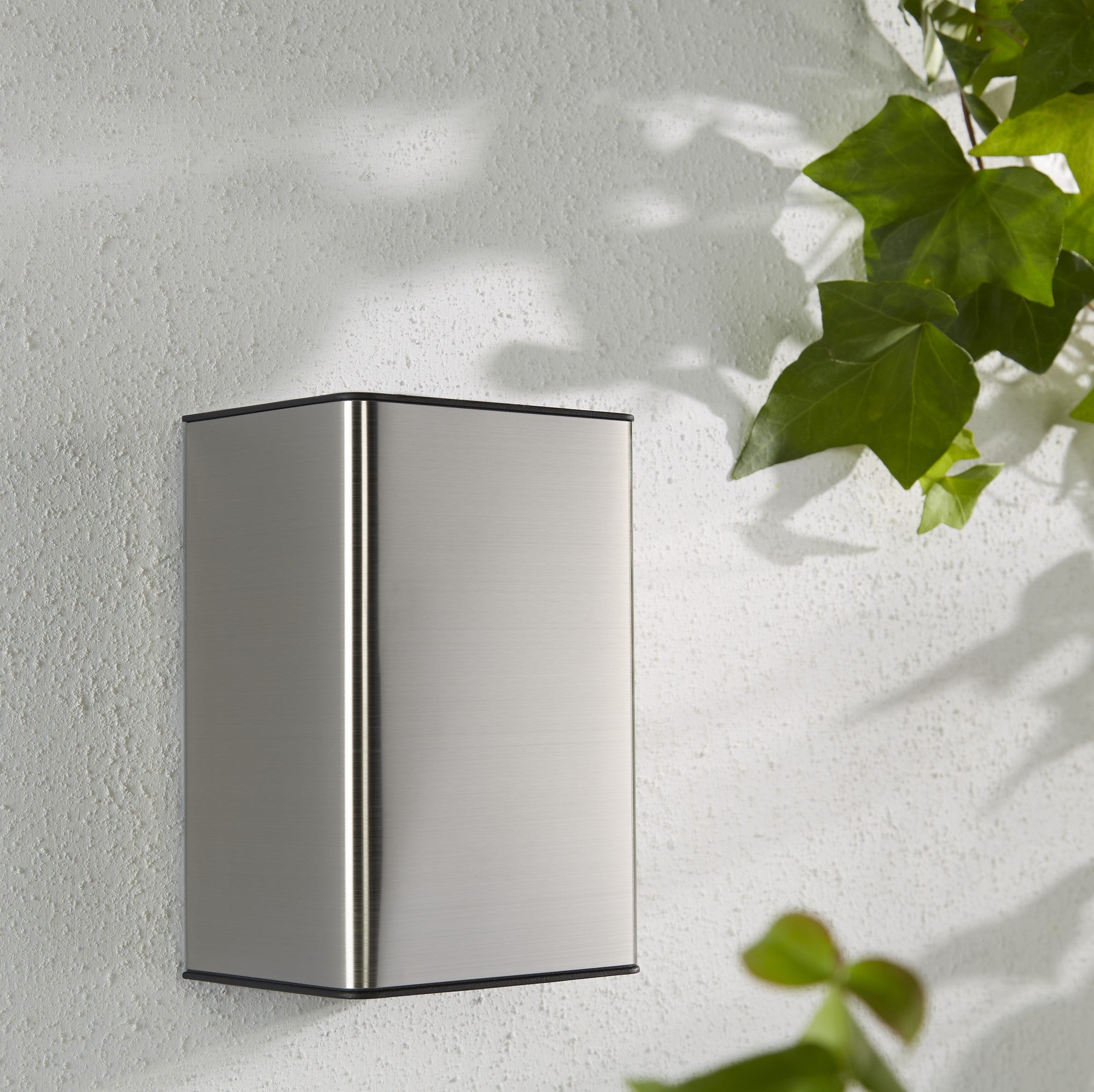 Aplique de exterior led philips hue inteligente frame acero inoxidable