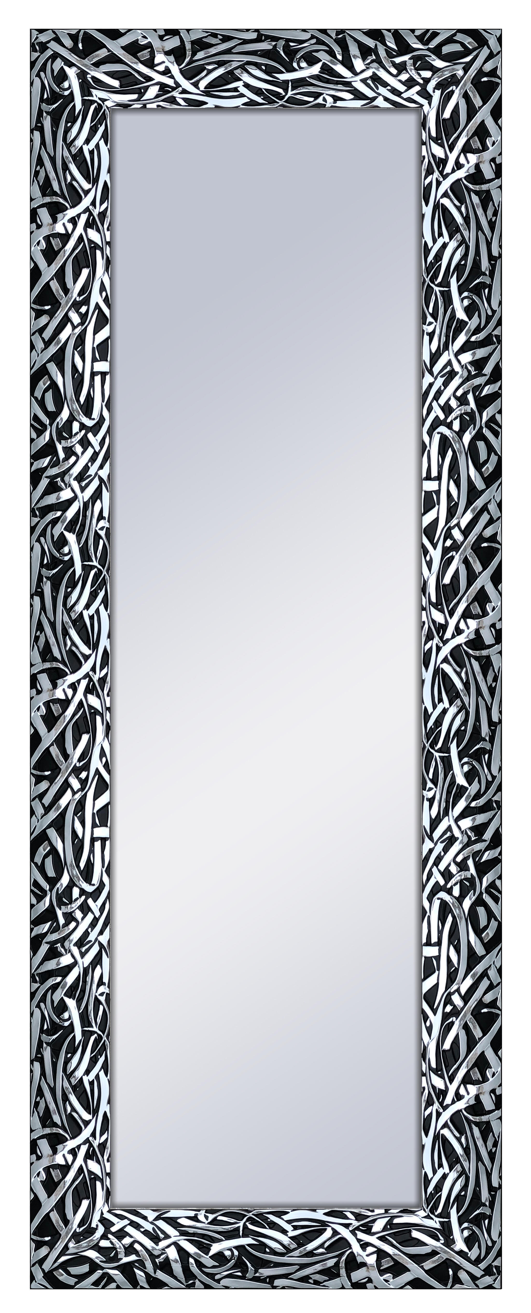 Espejo enmarcado rectangular ringo negro 160 x 60 cm
