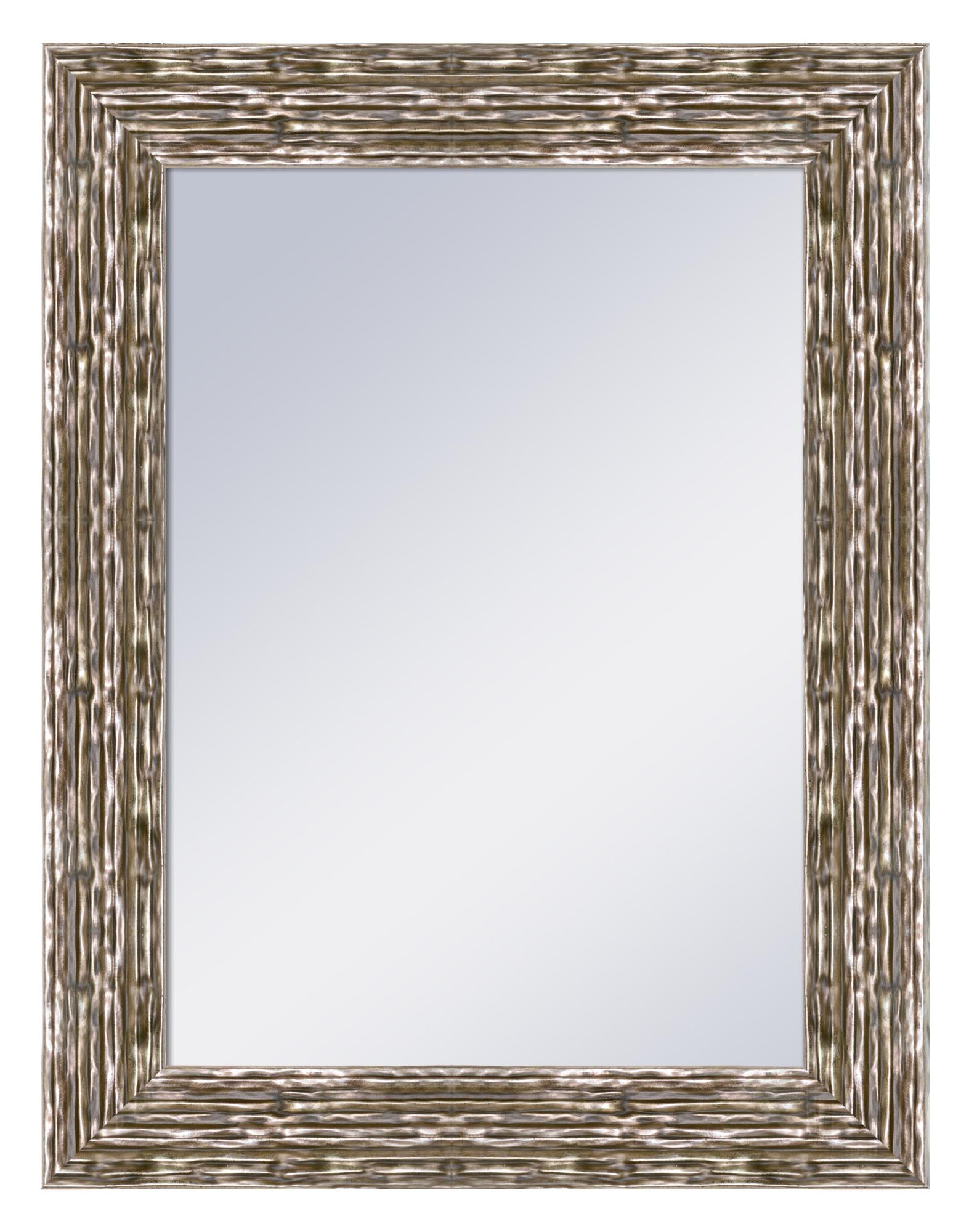 Espejo enmarcado rectangular damien bronce bronce 69 x 89 cm