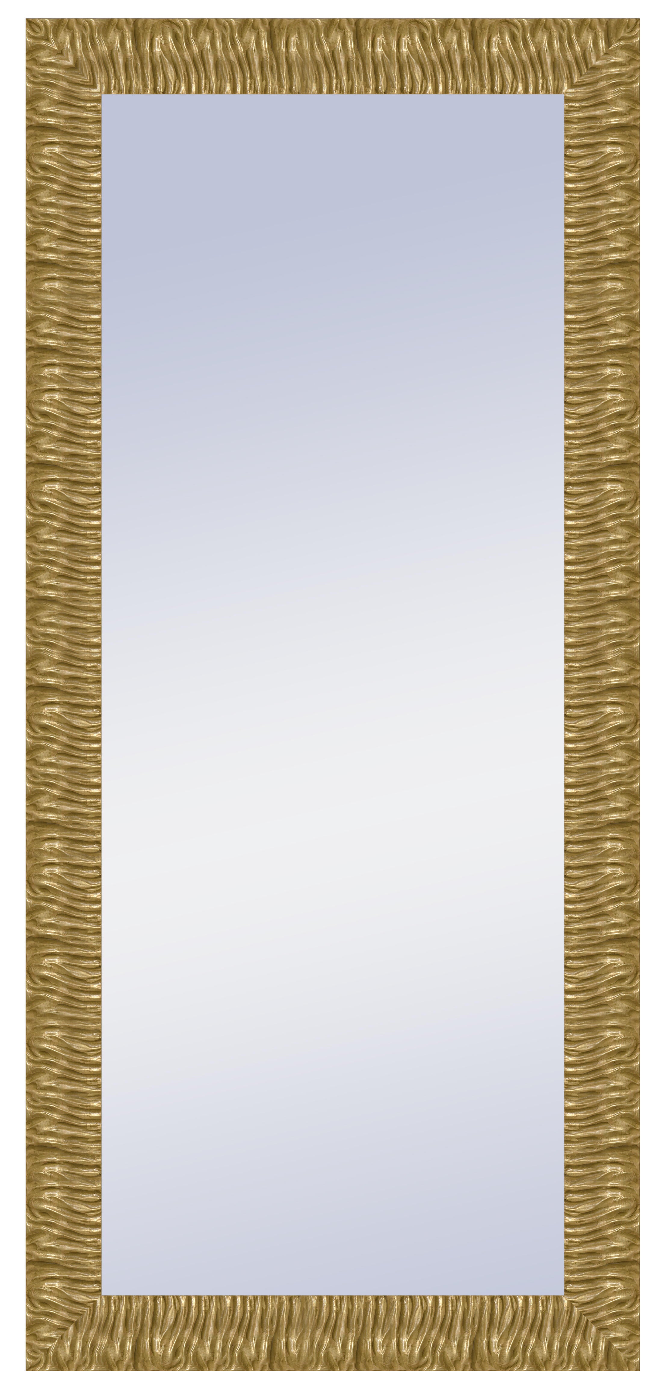 Espejo enmarcado rectangular sophie oro dorado 146.4 x 66.4 cm