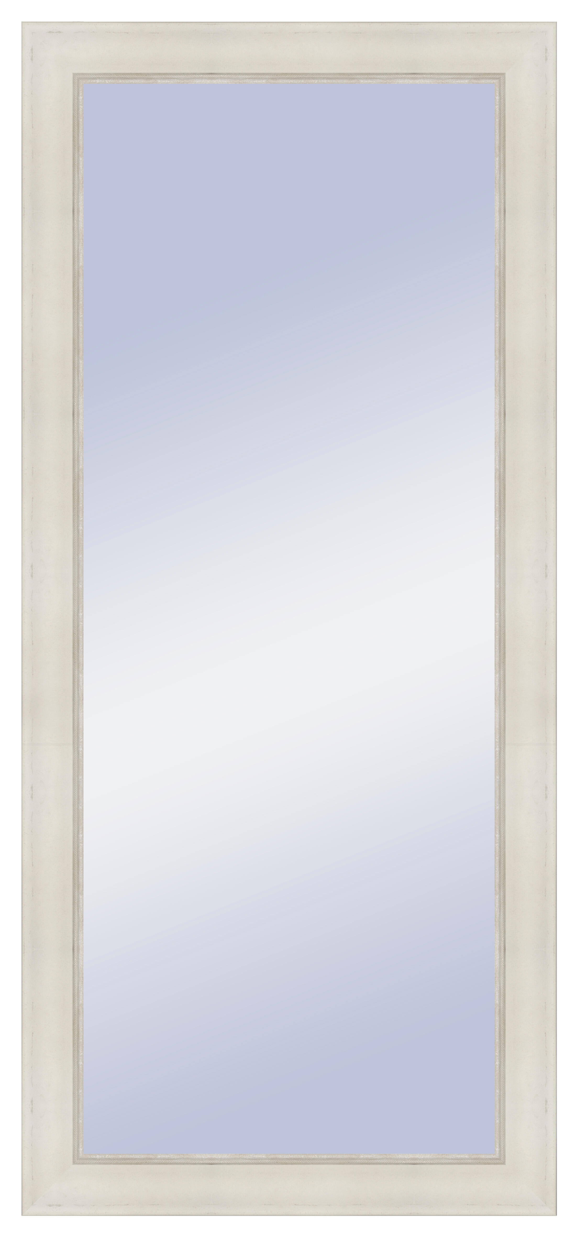 Espejo enmarcado rectangular celine blanco 145 x 65 cm