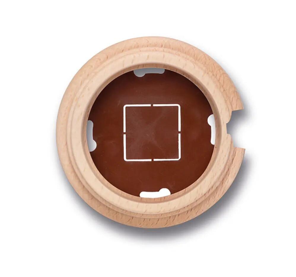 Peana de haya natural fontini garby de un elemento