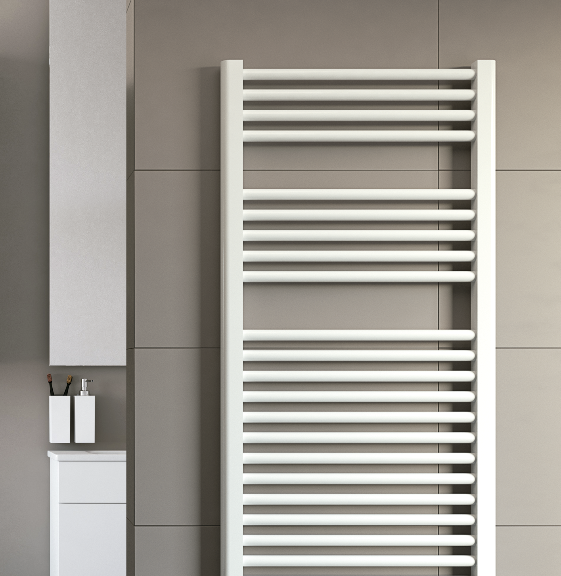 Radiador de agua ROINTE 77x50 blanco | Leroy