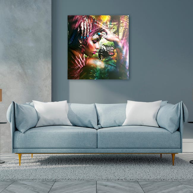 Canvas y Loro 100x100 cm | Leroy Merlin