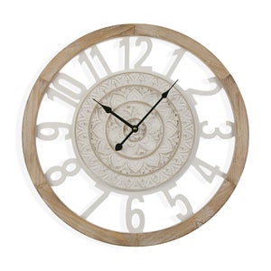 Fisura - Reloj de cuco menta, rosa y blanco. Reloj pared original para  regalo. 3 Pilas AA no incluidas. Medidas: 21,5 x 8 x 41,5. Plástico ABS