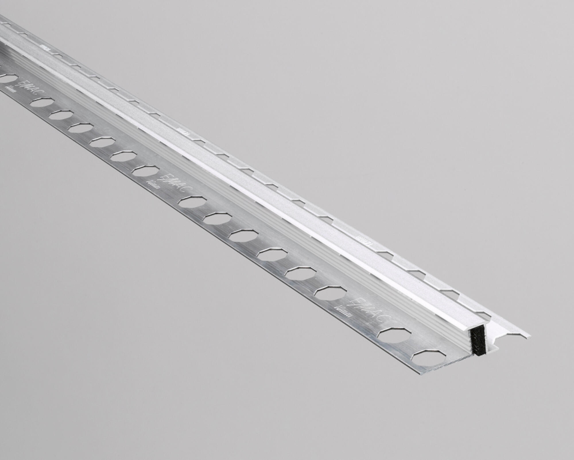 Junta de dilatación y fraccionamiento de aluminio 1.2x255 cm natural-11