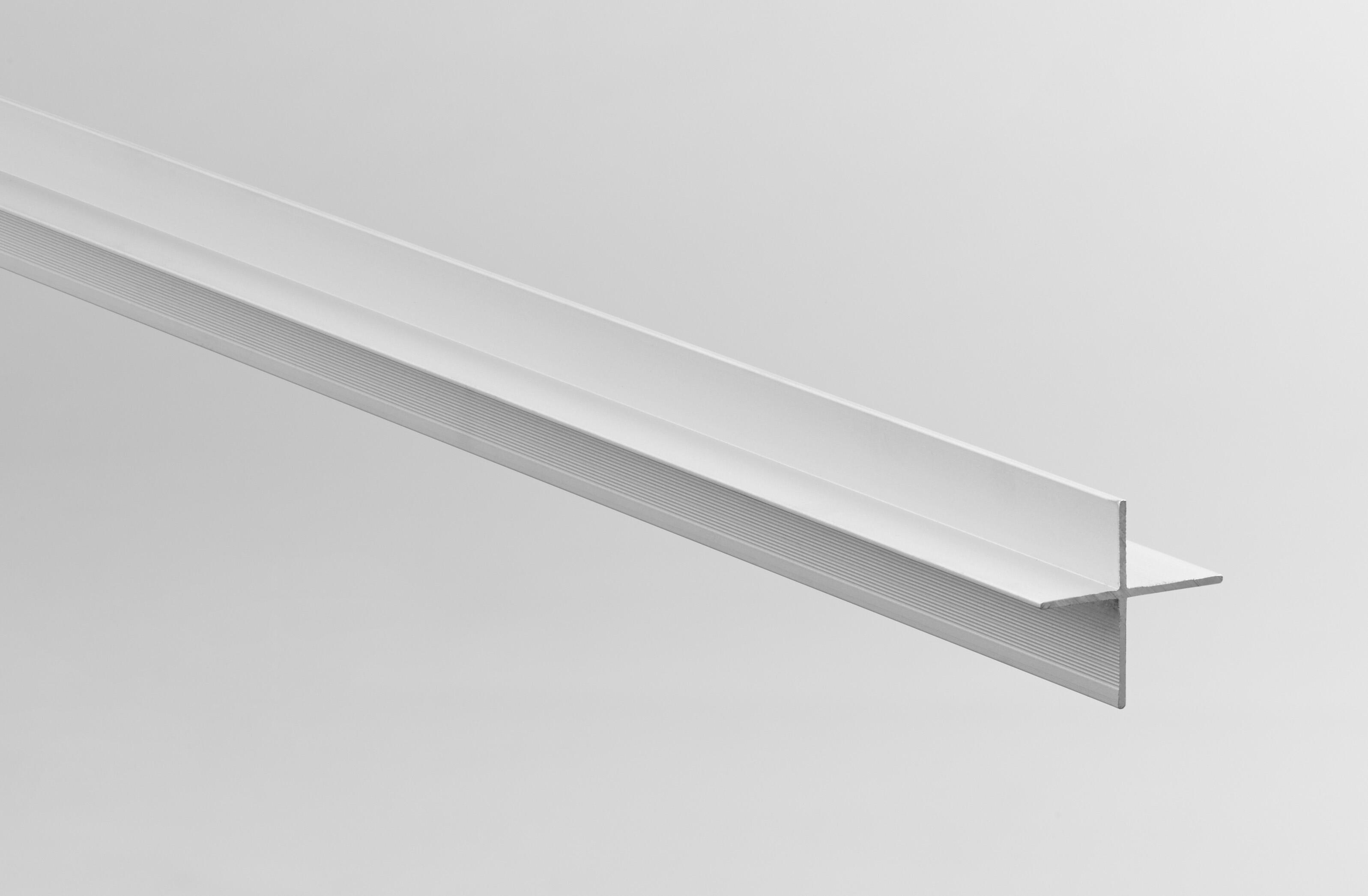 Perfil de ángulo externo de aluminio 1x255 cm plata mate-13